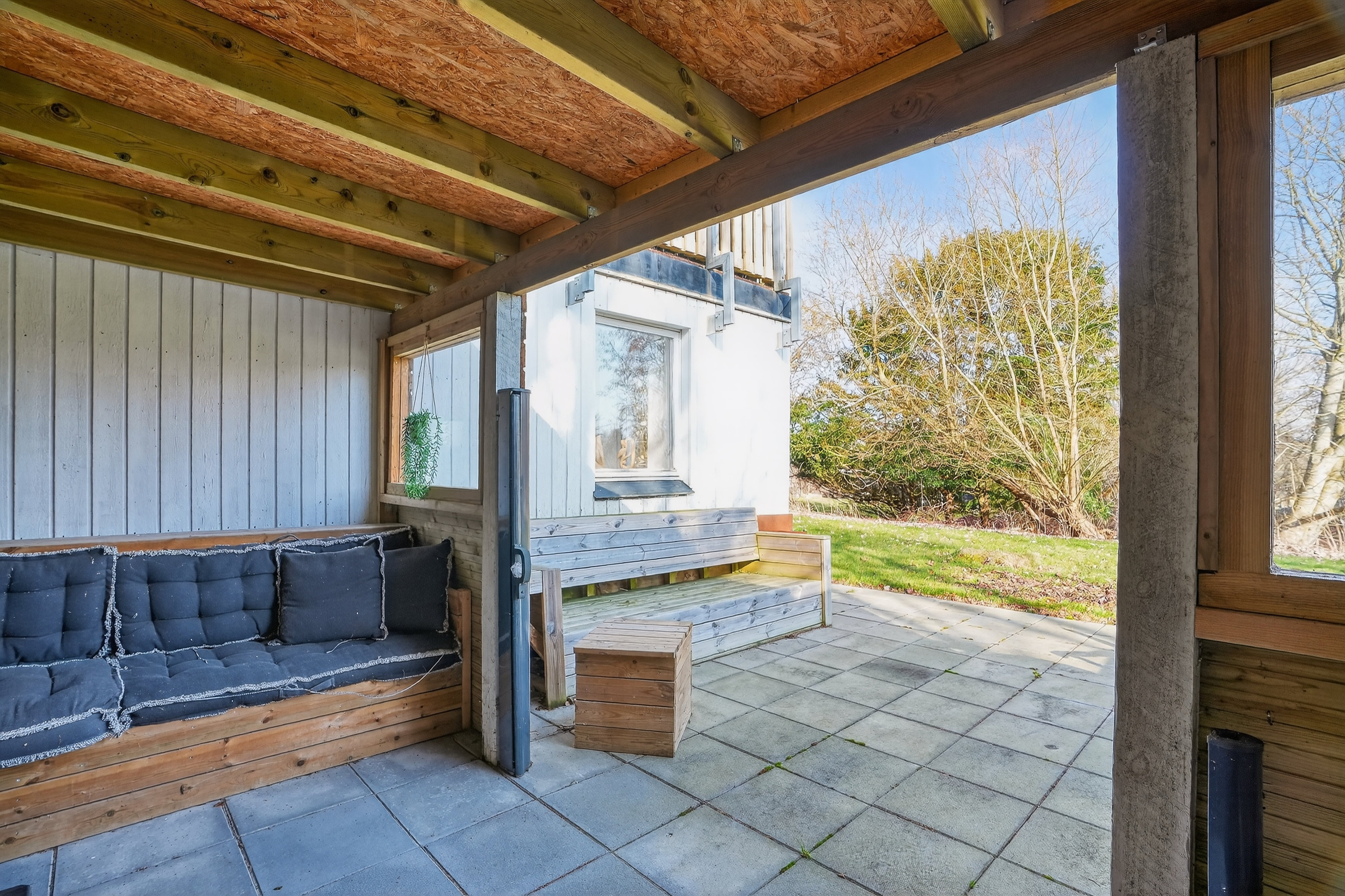 Fremhævet terrasse billede i fuldskærmstilstand. Billede af Hertasvej 15, Nyrup, 4500 Nykøbing Sj