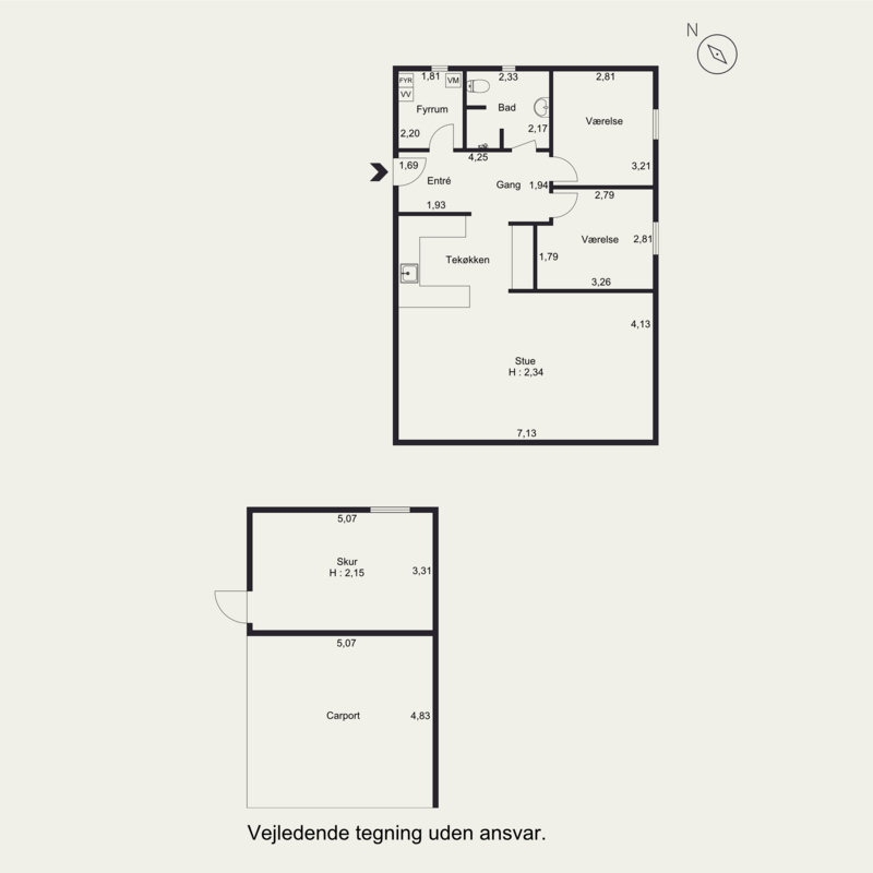 Plantegninger billede af Skrænten 2, Korsør Syd, 4220 Korsør