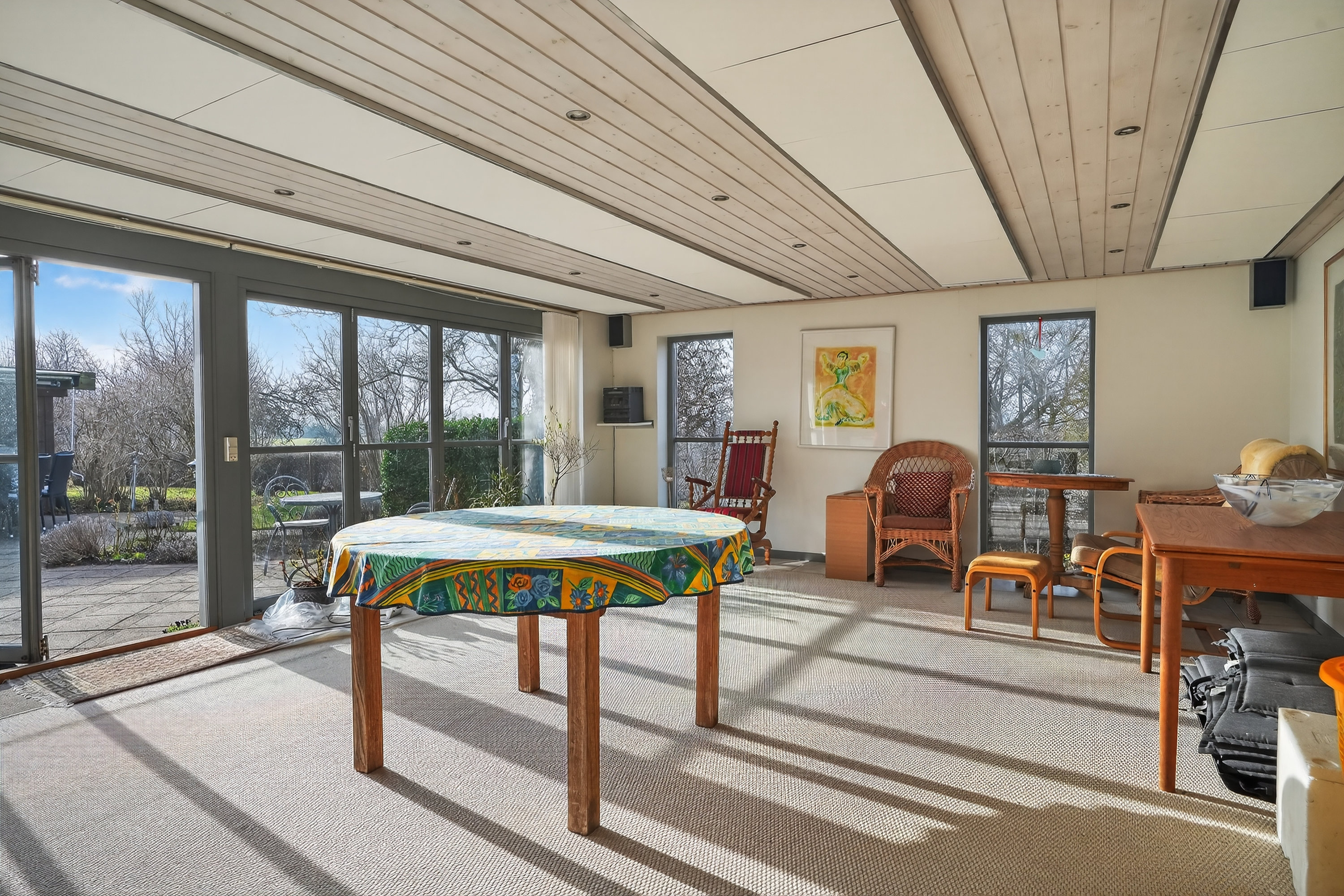 Fremhævet gildesal billede i fuldskærmstilstand. Billede af Naurbjergvej 19, Kr Skensved, 4622 Havdrup