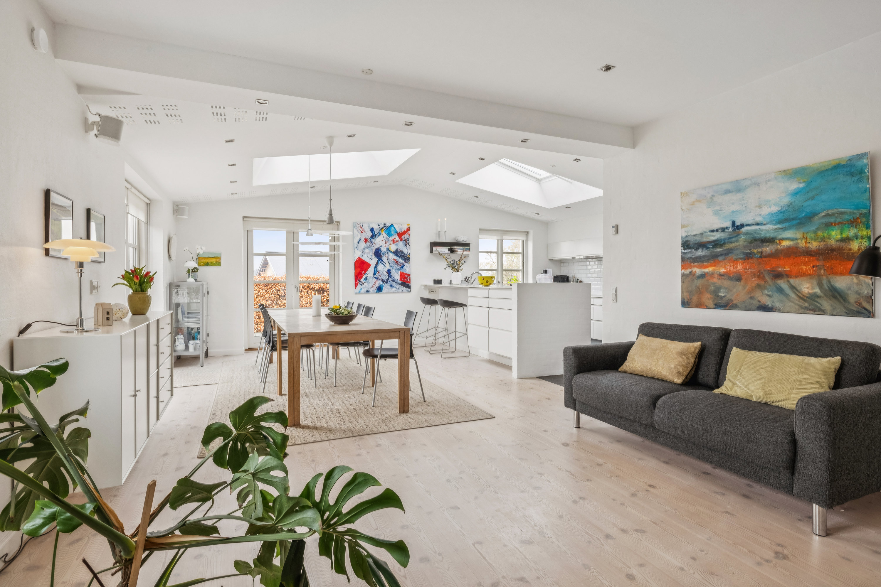 Fremhævet stue billede i fuldskærmstilstand. Billede af Vibevej 8, 8410 Rønde