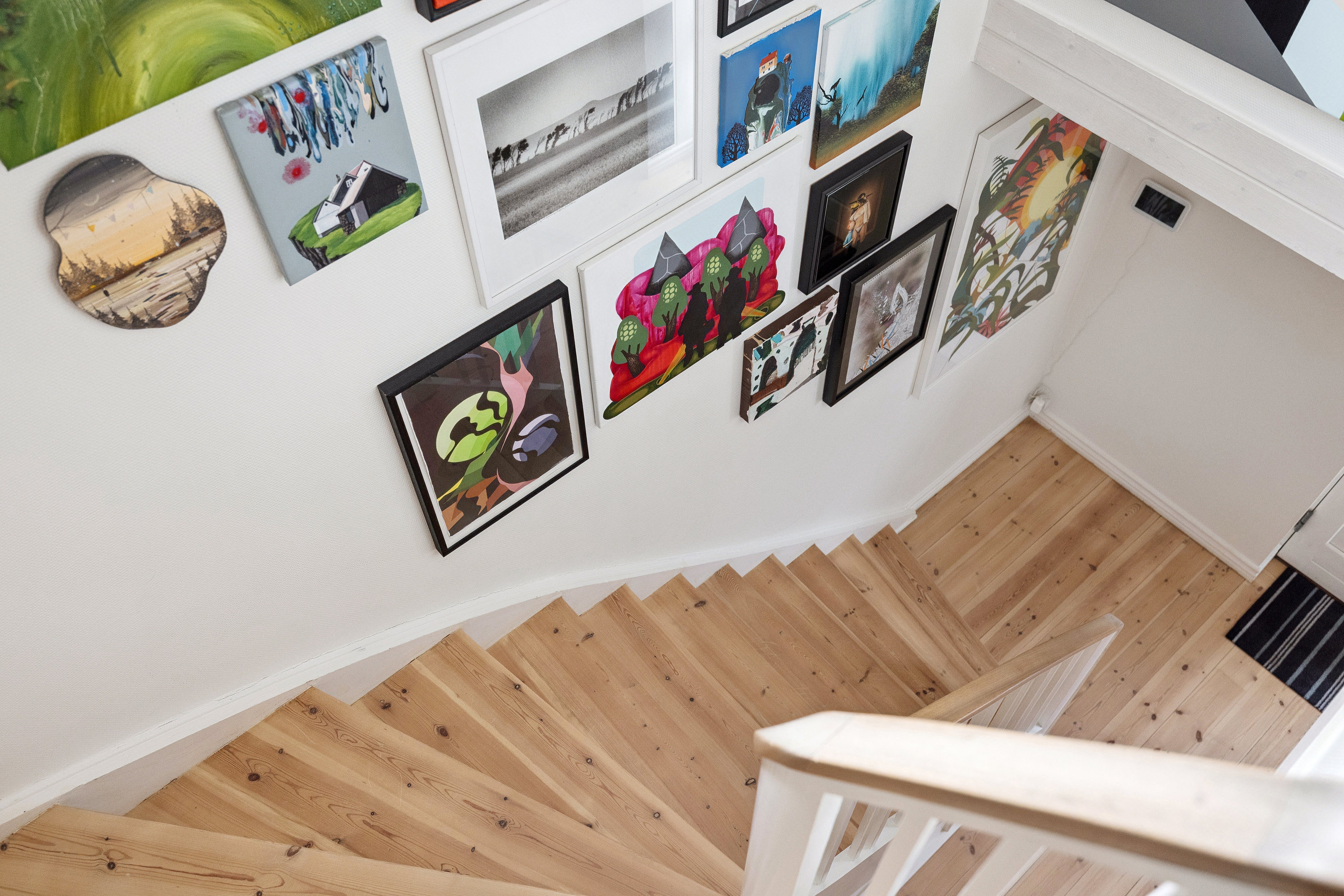 Fremhævet trappe billede i fuldskærmstilstand. Billede af Dalvej 4, 8800 Viborg