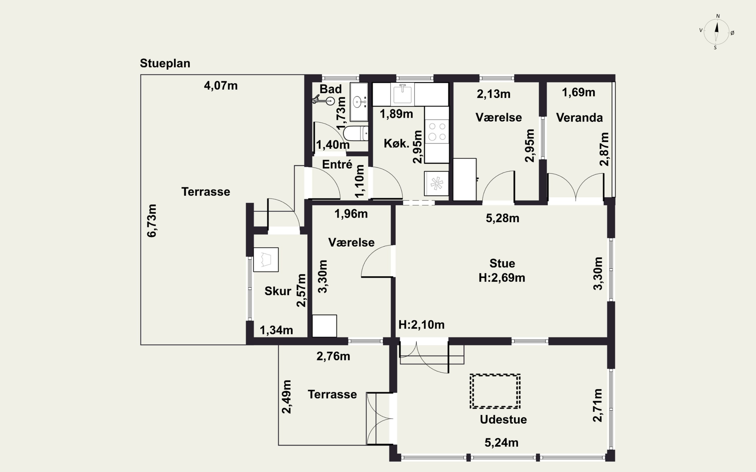 Plantegninger billede af Skovspurvevej 19, Kregme, 3300 Frederiksværk