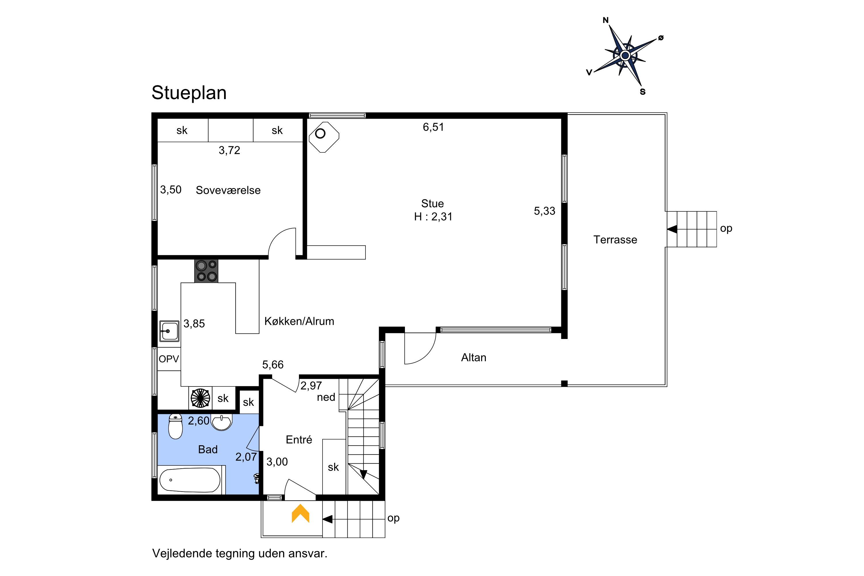 Plantegninger billede af Oust Møllevej 31, 8920 Randers NV