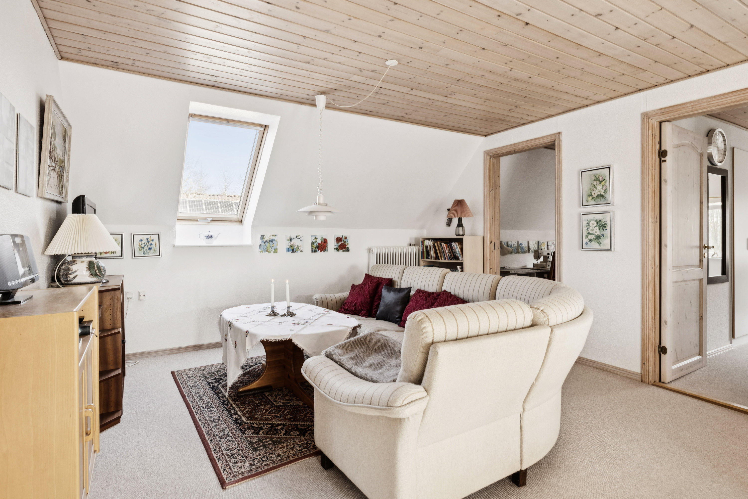 Fremhævet stue billede i fuldskærmstilstand. Billede af Skelhøjevej 15, 8800 Viborg