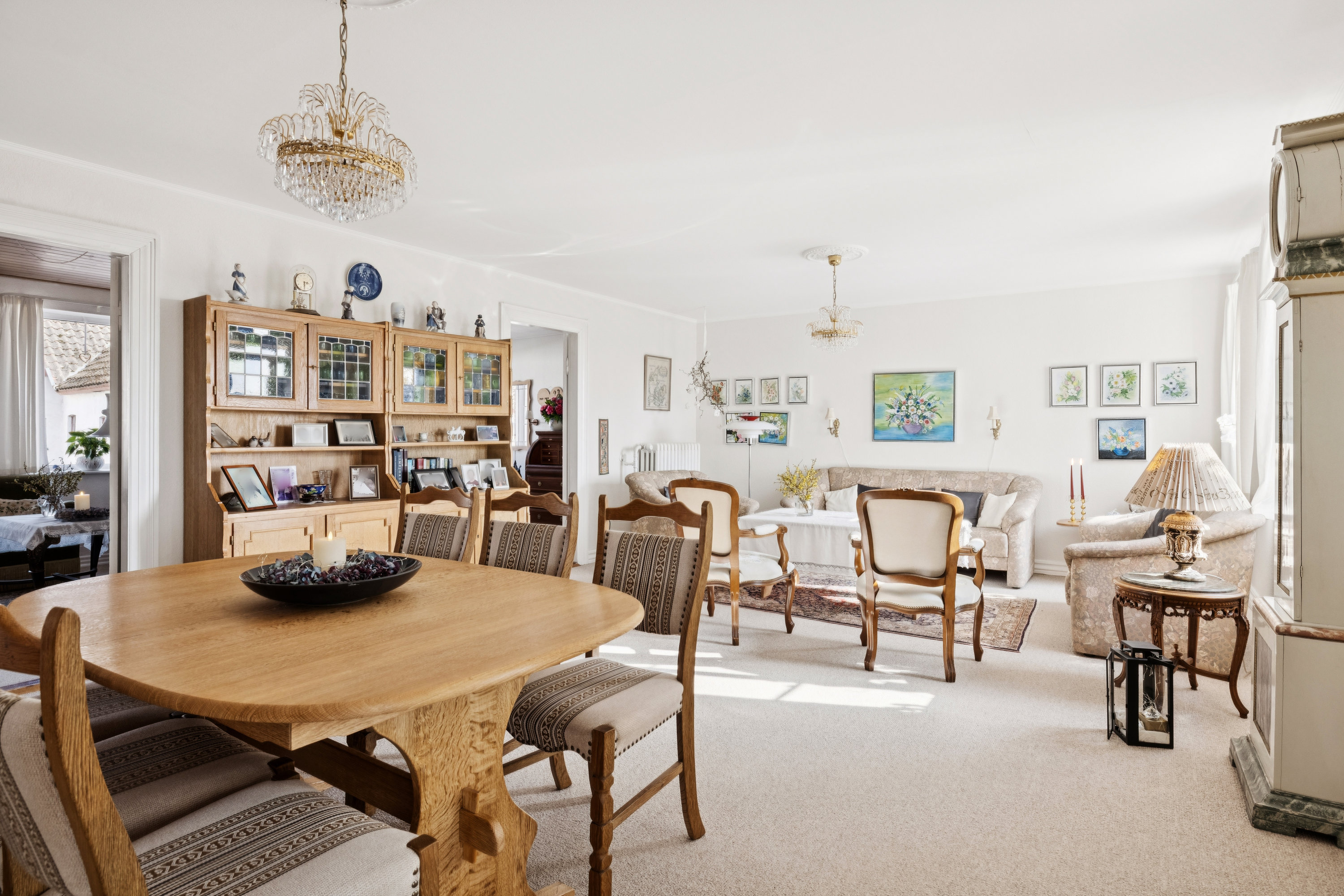 Fremhævet stue billede i fuldskærmstilstand. Billede af Skelhøjevej 15, 8800 Viborg