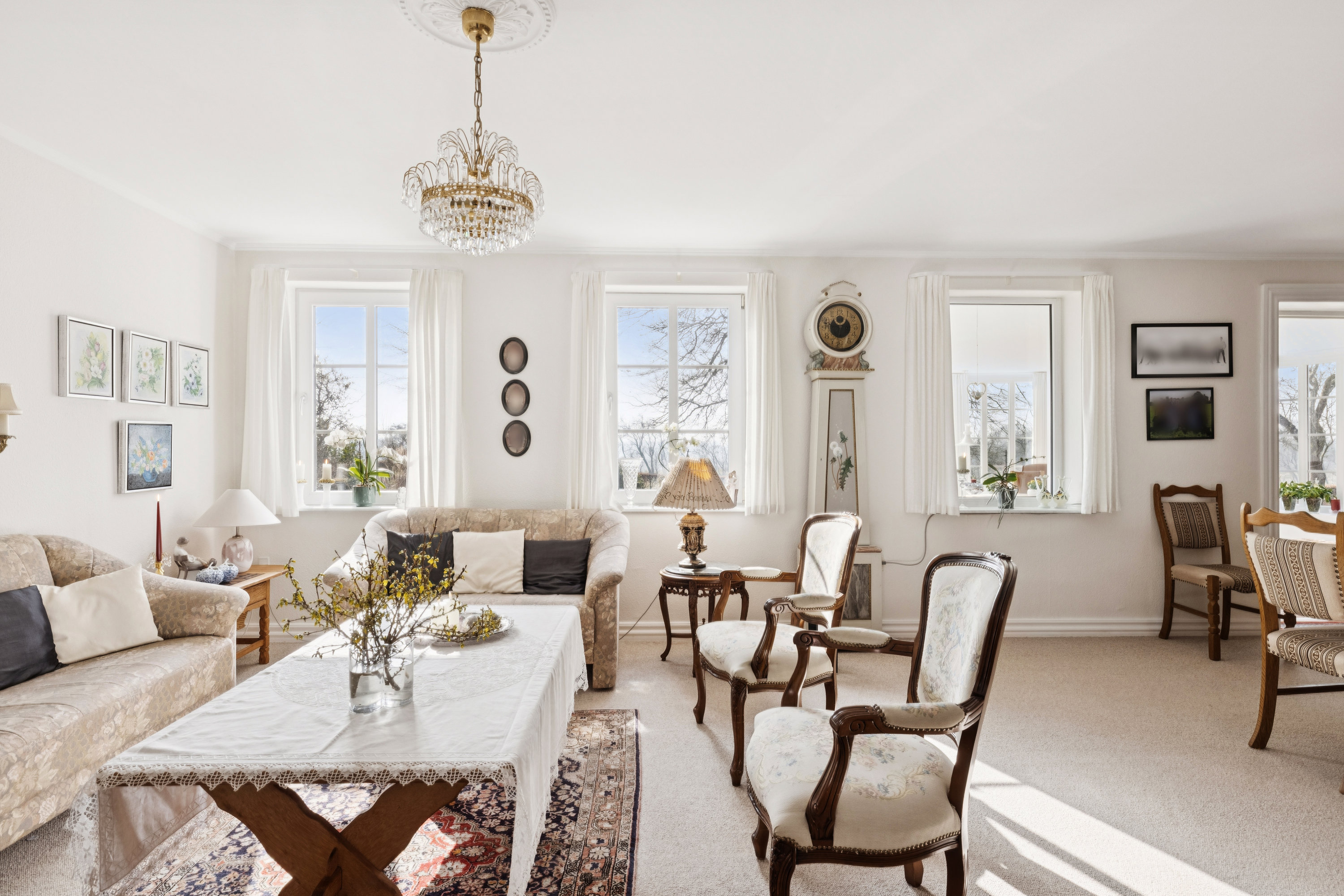 Fremhævet stue billede i fuldskærmstilstand. Billede af Skelhøjevej 15, 8800 Viborg