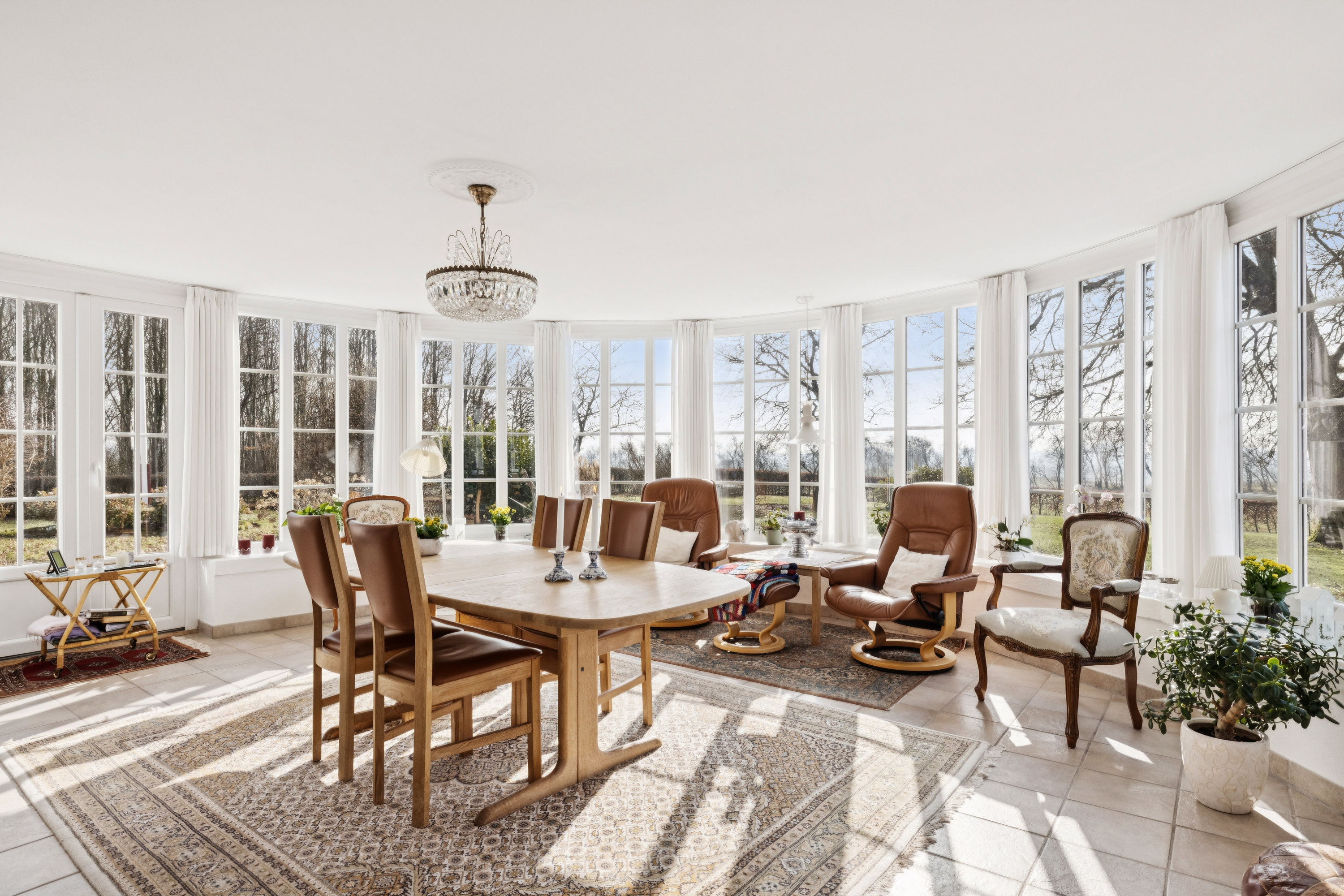 Fremhævet udestue billede i fuldskærmstilstand. Billede af Skelhøjevej 15, 8800 Viborg