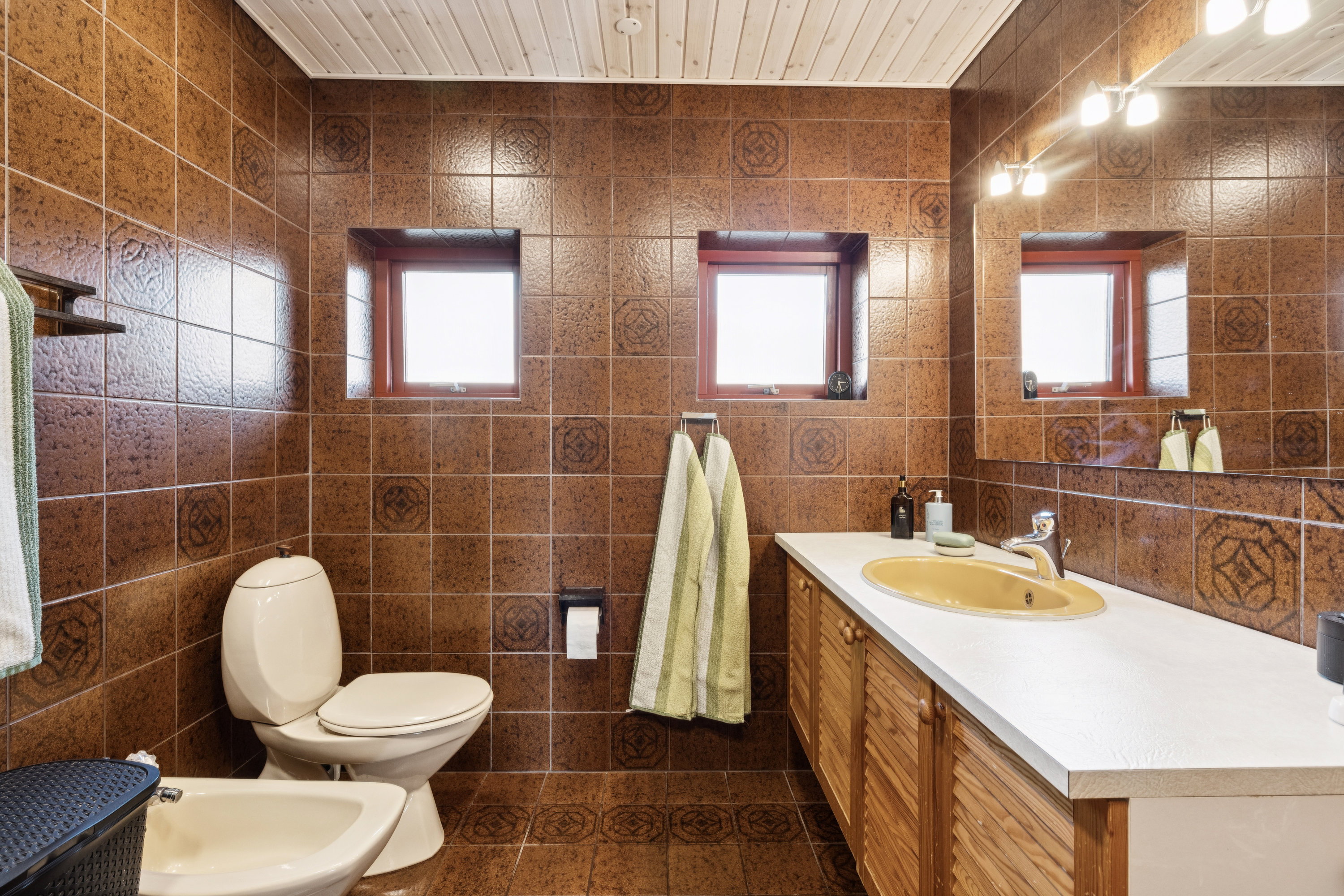 Fremhævet badeværelse billede i fuldskærmstilstand. Billede af Meldgårdsvej 13, Rødding, 8830 Tjele