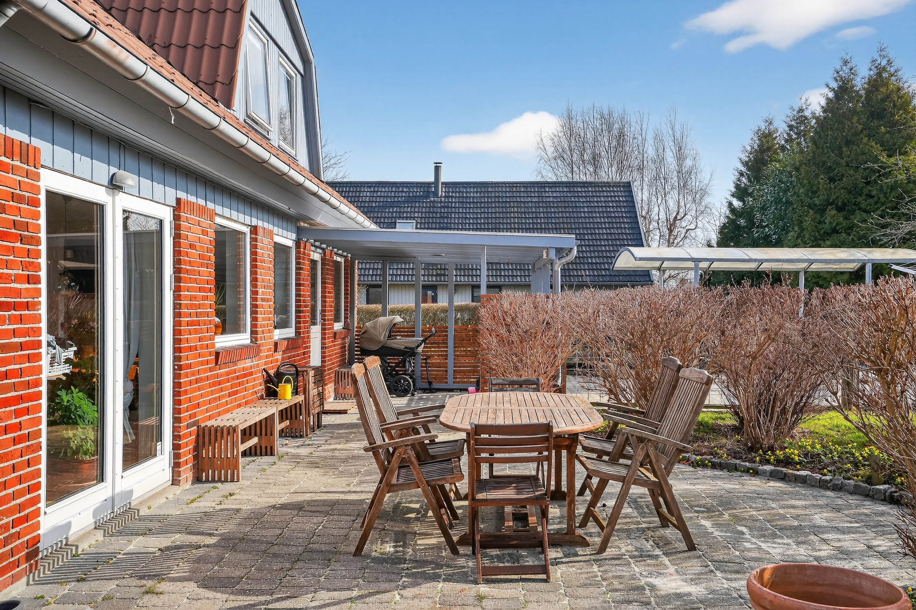 Fremhævet terrasse billede i fuldskærmstilstand. Billede af Svenstrupvang 10, 4622 Havdrup