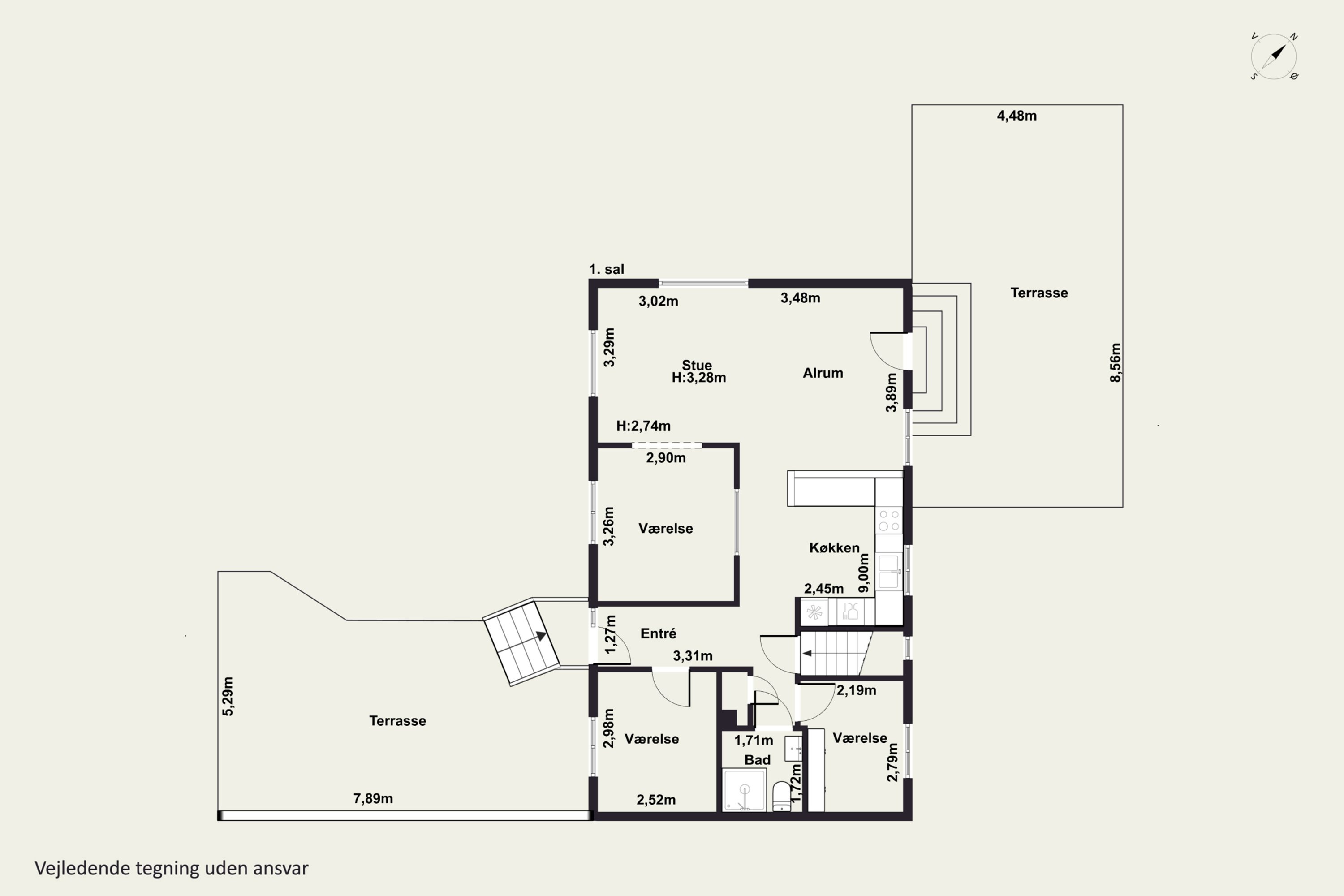 Plantegninger billede af Frydsvej 15, 3300 Frederiksværk
