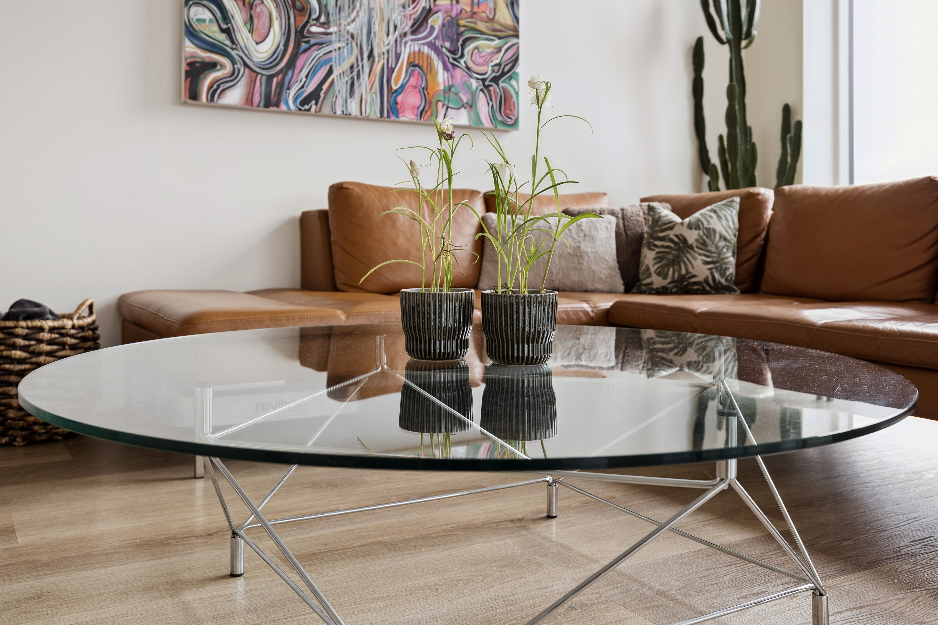 Fremhævet stue billede i fuldskærmstilstand. Billede af Svalelunden 25, 8800 Viborg