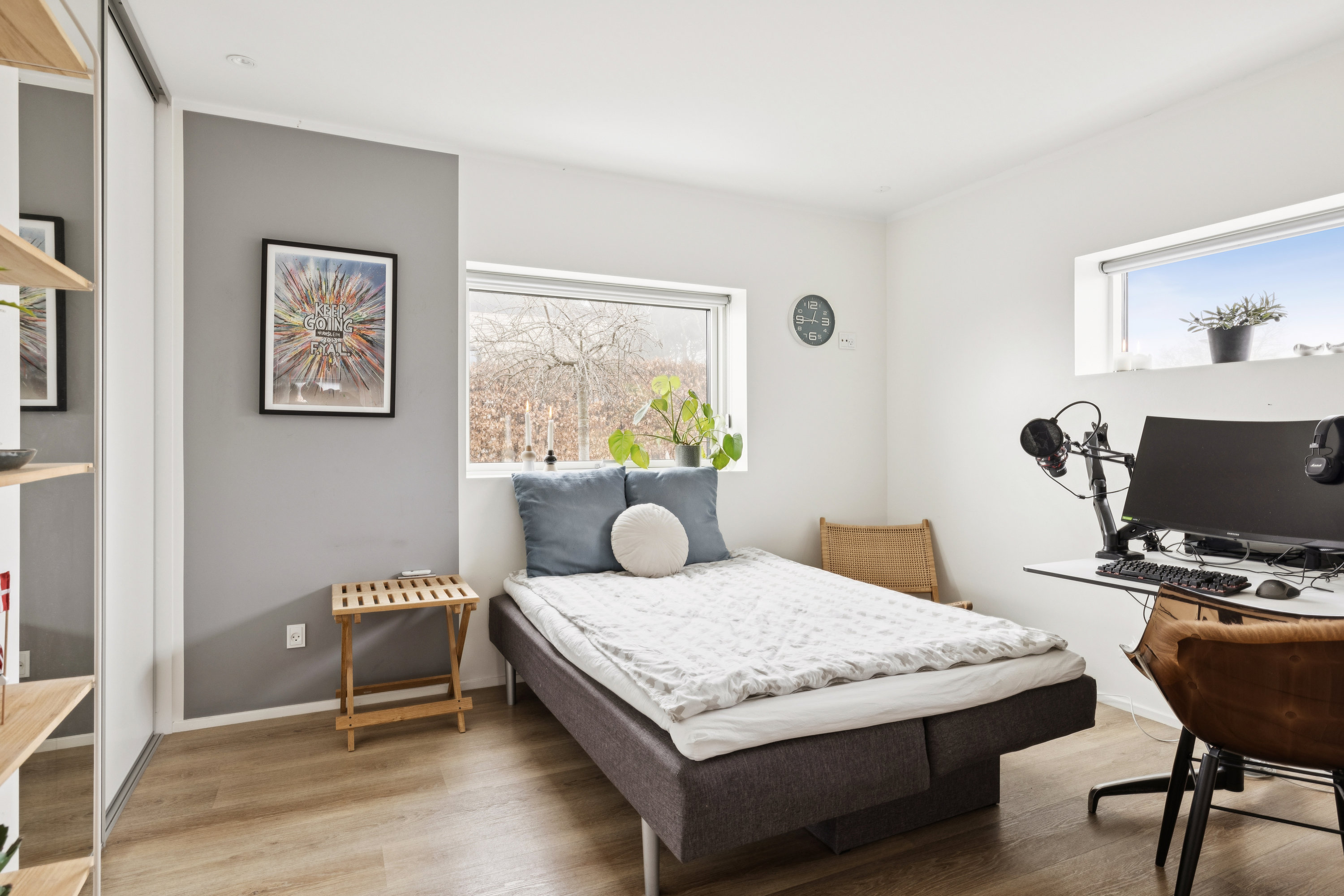 Fremhævet stue billede i fuldskærmstilstand. Billede af Svalelunden 25, 8800 Viborg