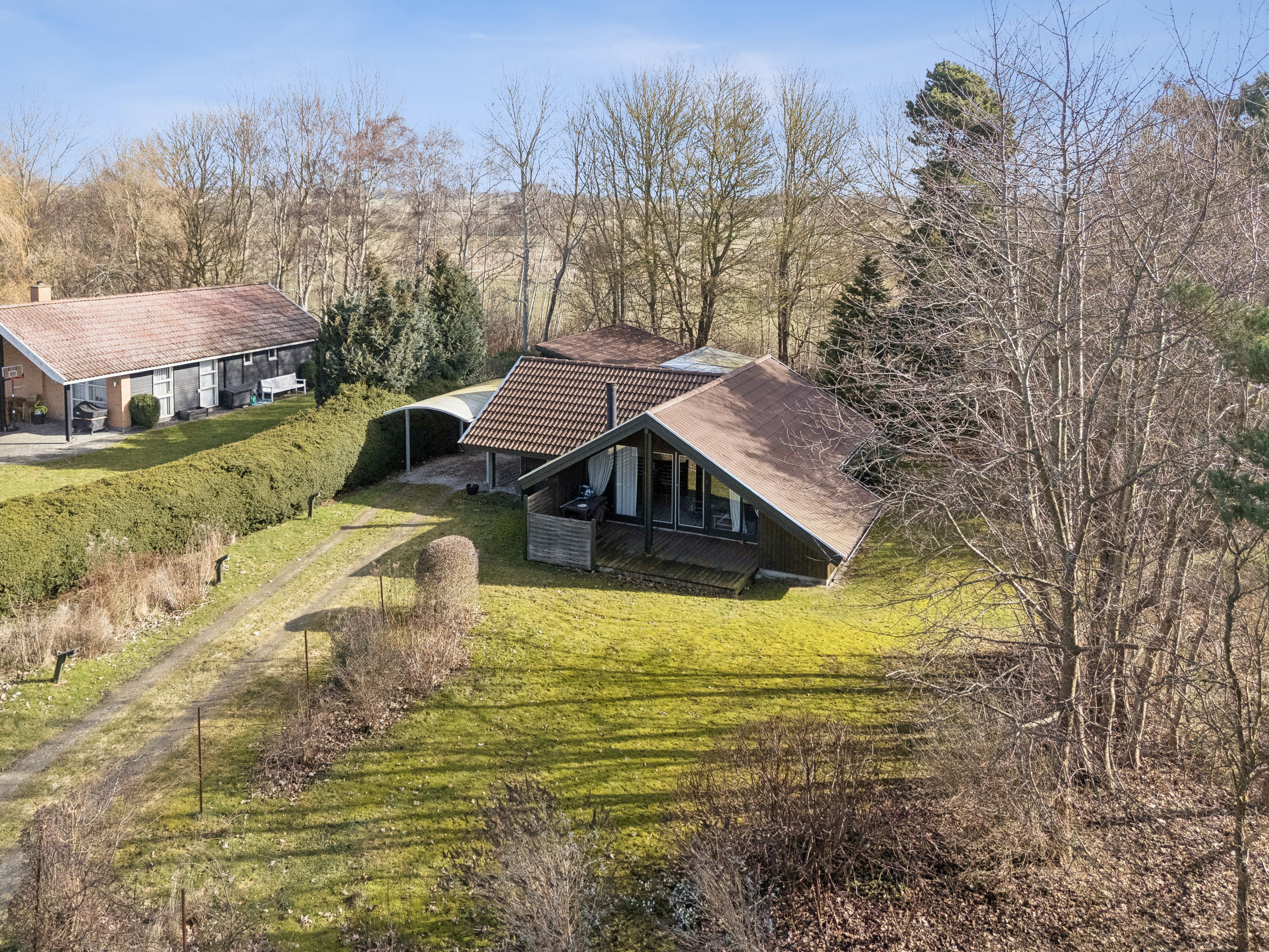 Fremhævet udendørs billede i fuldskærmstilstand. Billede af Gulspurvevej 4, Ll Kongsmark, 4200 Slagelse