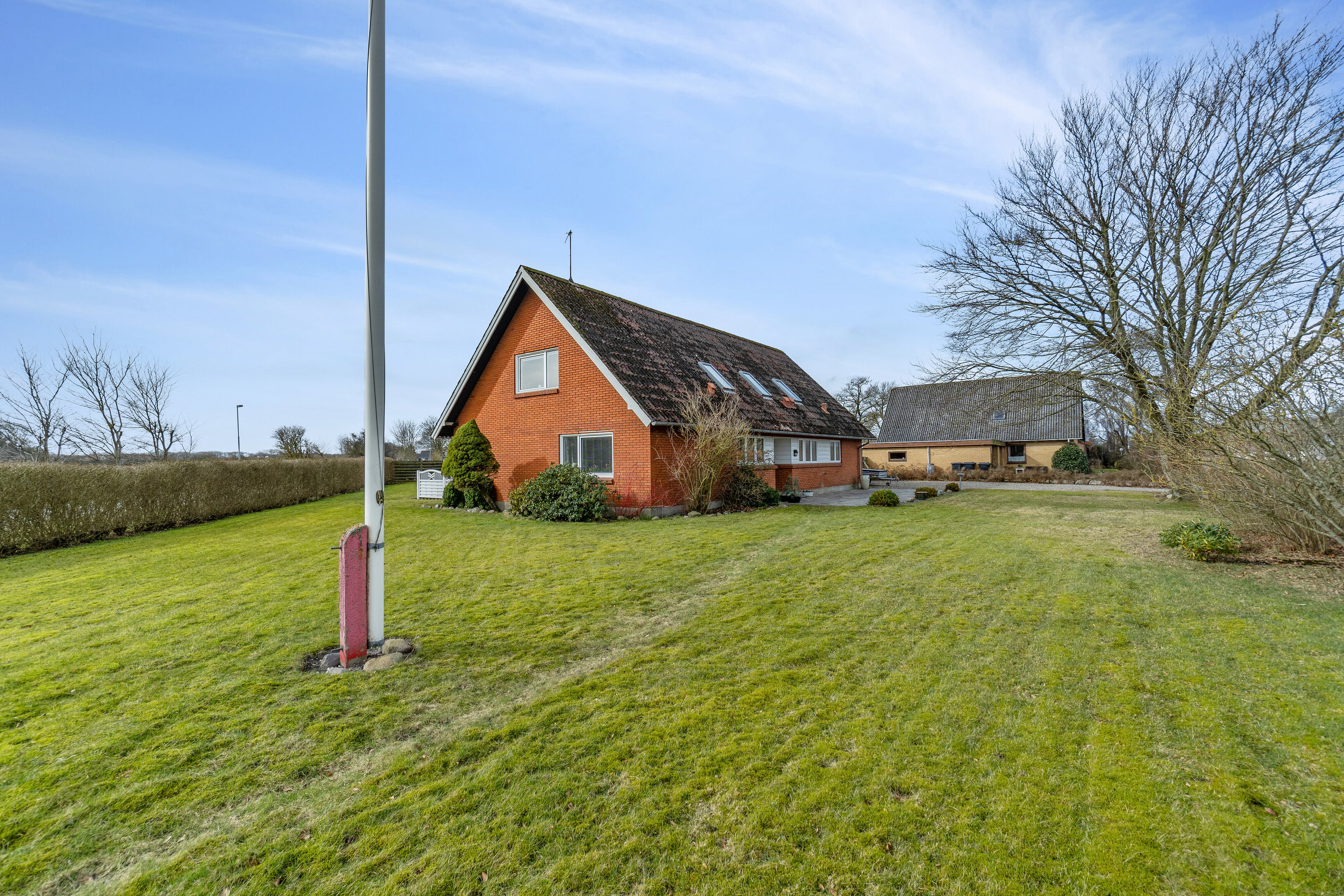 Fremhævet set fra haven billede i fuldskærmstilstand. Billede af Basaltvej 16, Østerild, 7700 Thisted