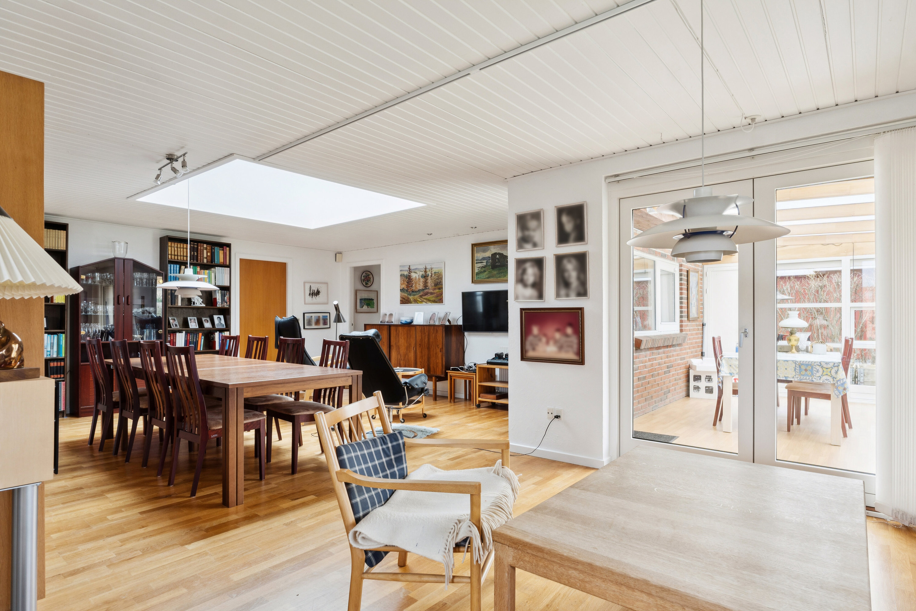 Fremhævet spisestue billede i fuldskærmstilstand. Billede af Bakken 101, 7441 Bording