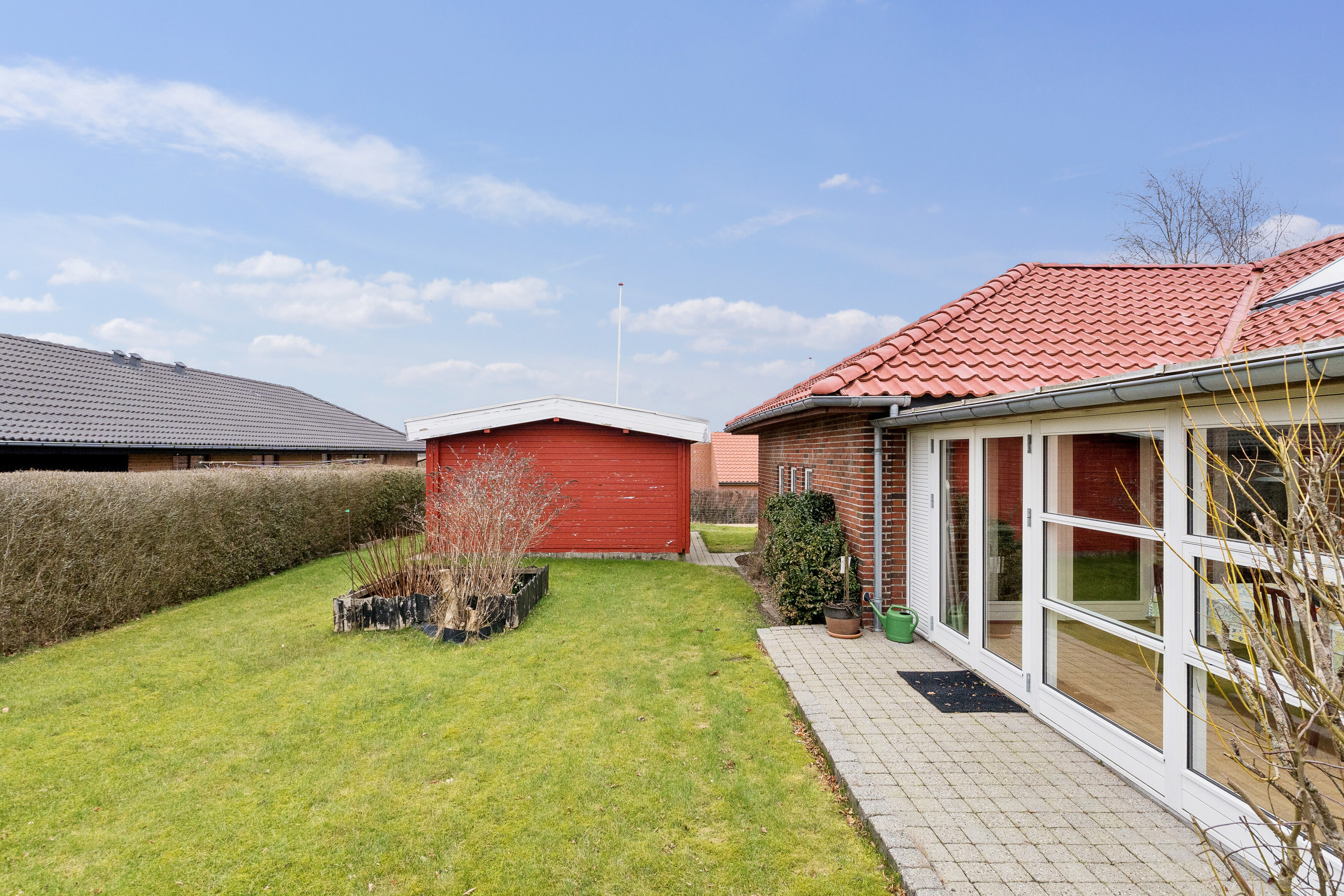 Fremhævet udendørs billede i fuldskærmstilstand. Billede af Bakken 101, 7441 Bording