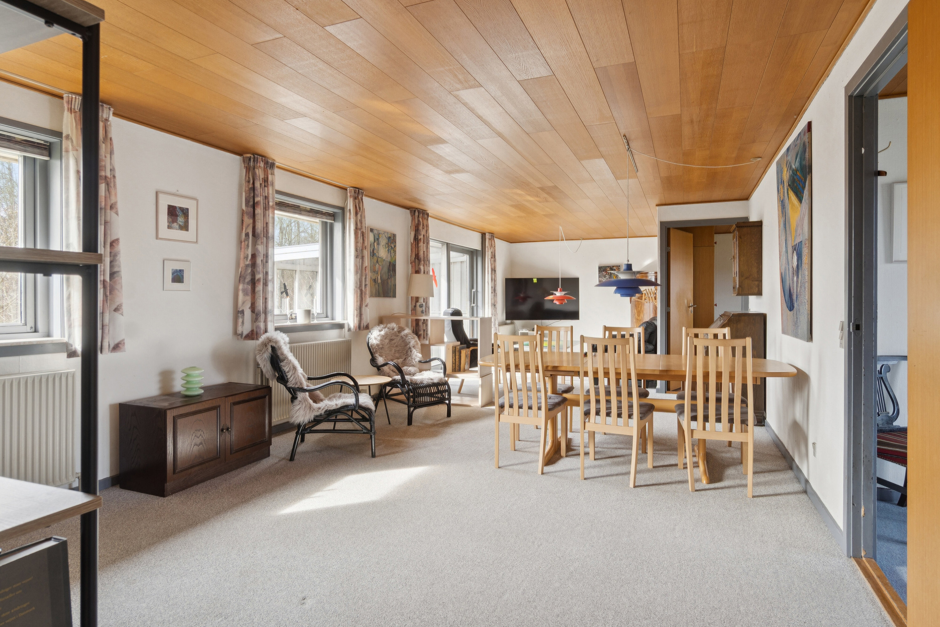 Fremhævet stue billede i fuldskærmstilstand. Billede af Højen 4, 4400 Kalundborg