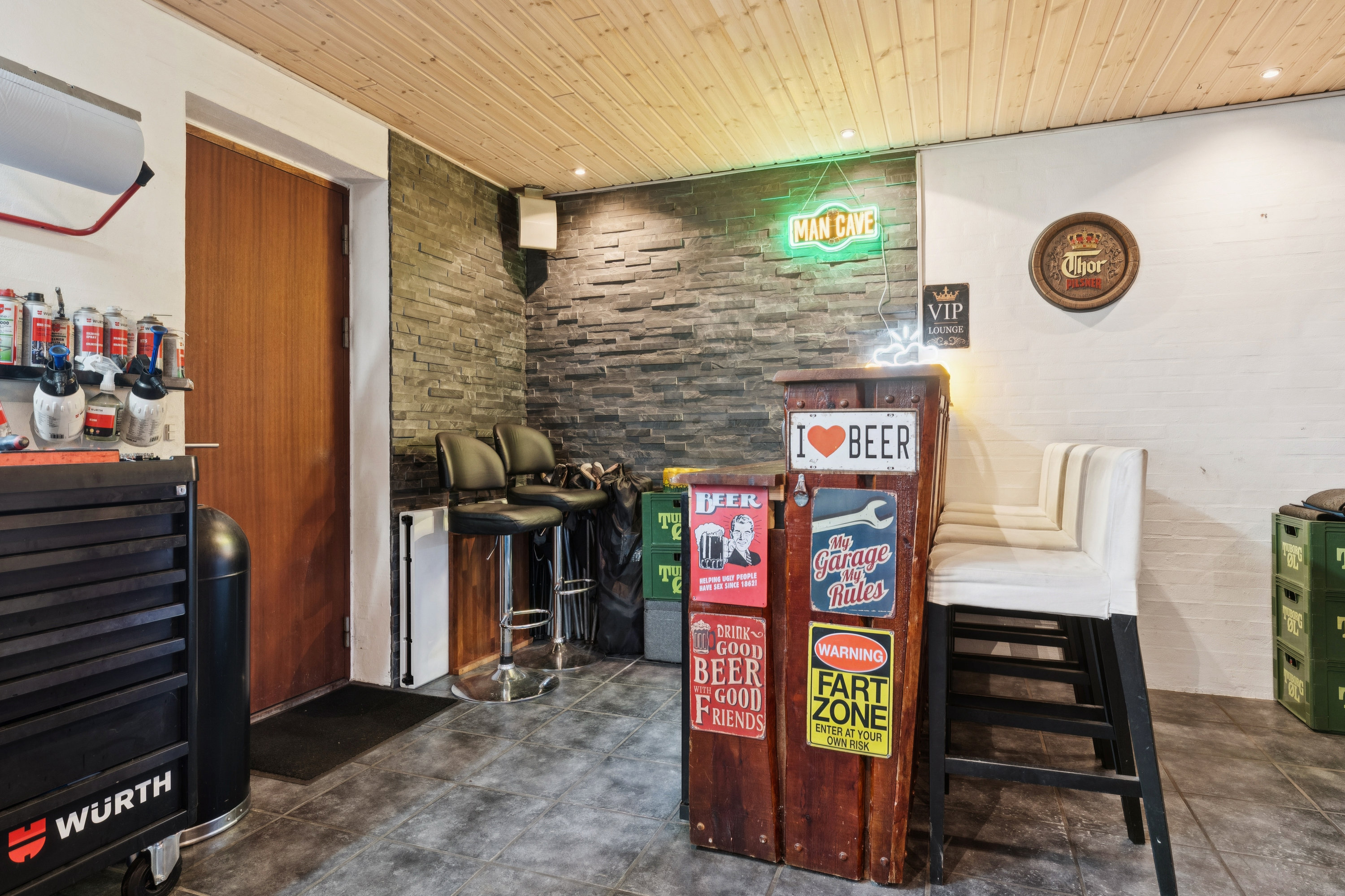 Fremhævet stue billede i fuldskærmstilstand. Billede af Højvangen 33, 8981 Spentrup