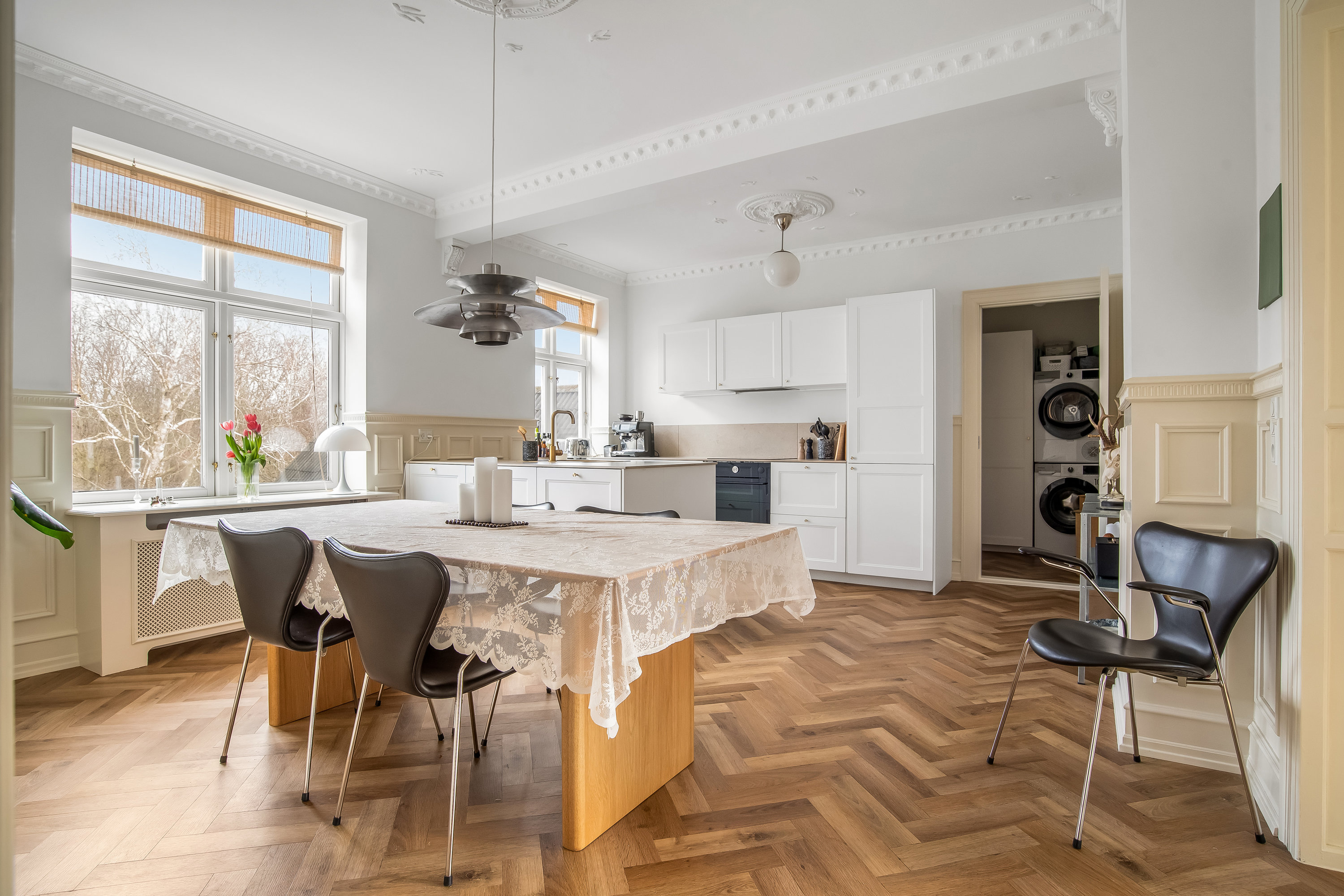 Fremhævet køkken alrum billede i fuldskærmstilstand. Billede af Skolegade 30C, 1. tv., 7500 Holstebro