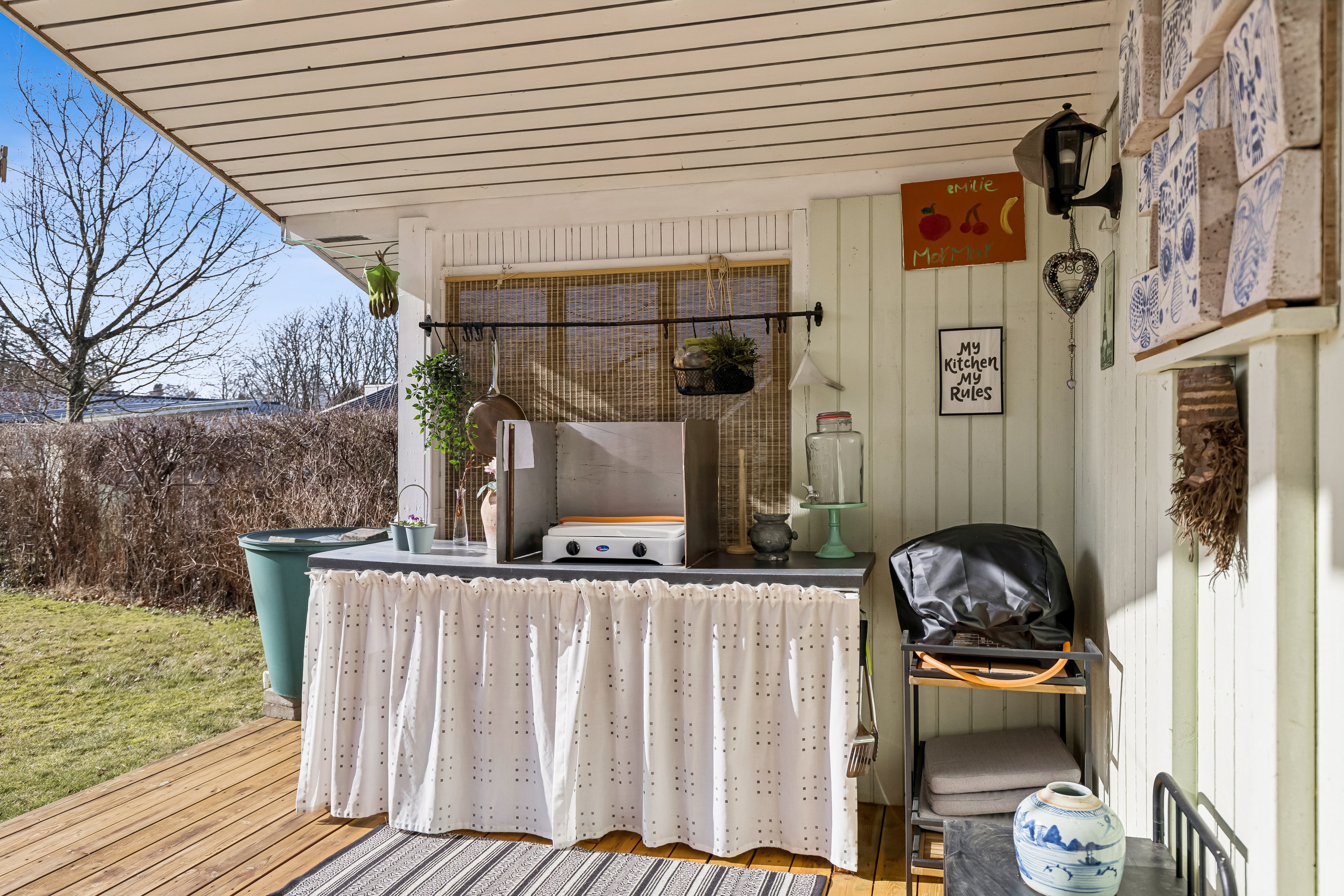 Fremhævet terrasse billede i fuldskærmstilstand. Billede af Vejlebrogårdsvej 13, Kaldred, 4593 Eskebjerg