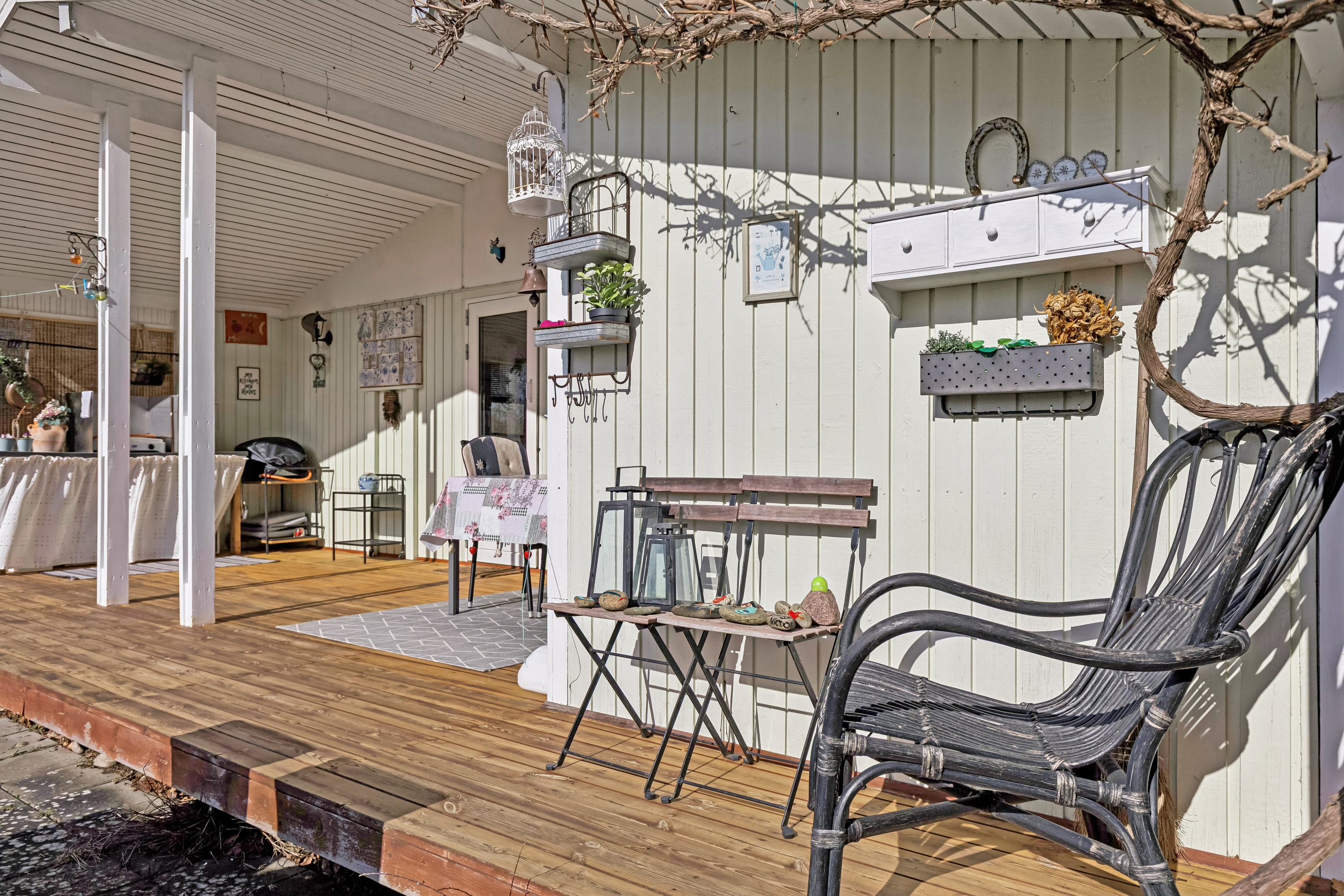 Fremhævet terrasse billede i fuldskærmstilstand. Billede af Vejlebrogårdsvej 13, Kaldred, 4593 Eskebjerg