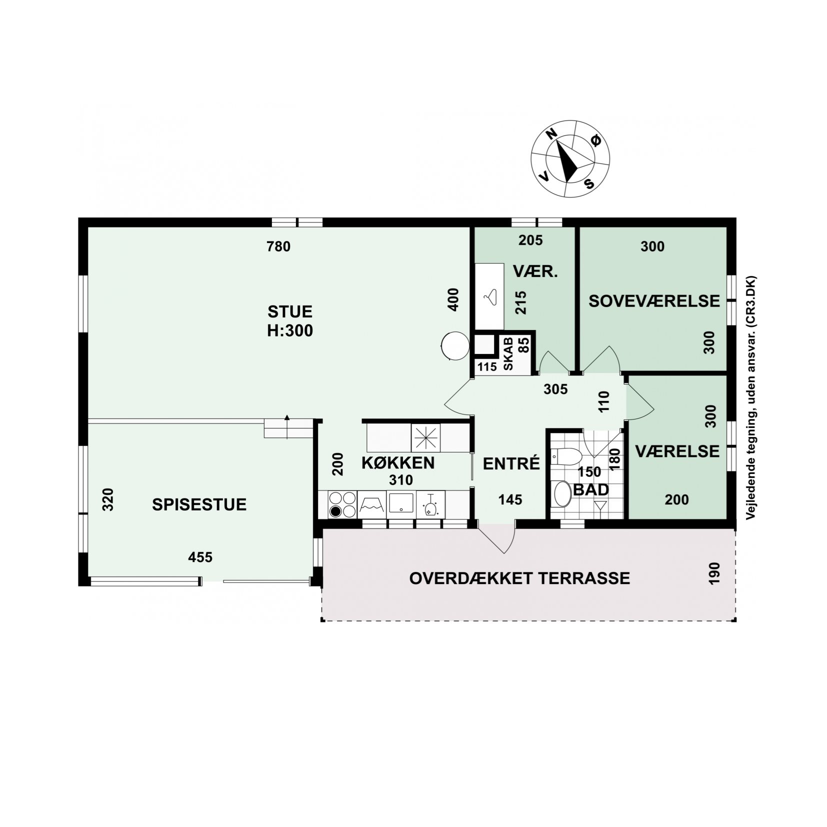 Plantegninger billede af Toftemosevej 37, 3100 Hornbæk