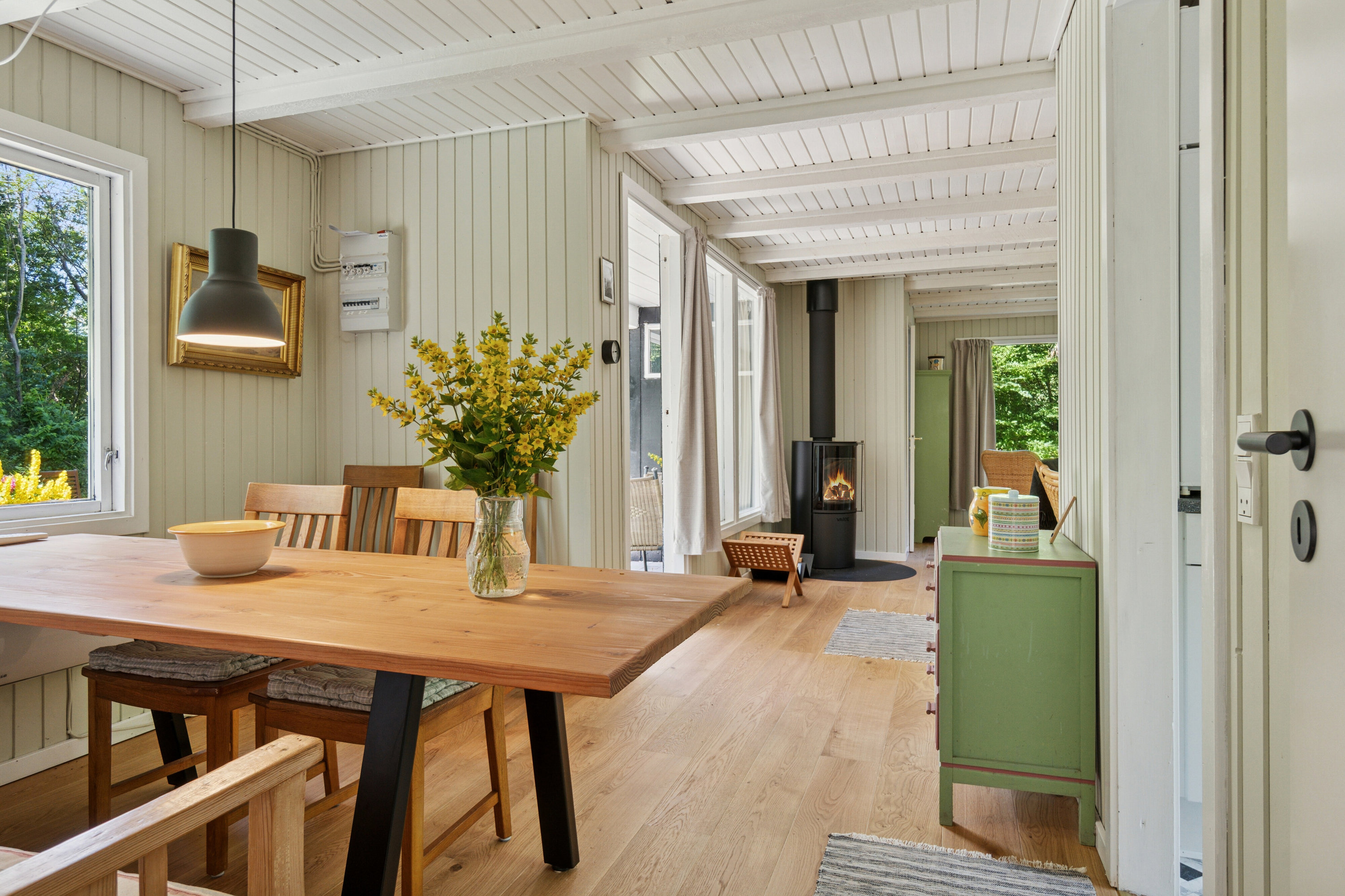 Fremhævet spisestue billede i fuldskærmstilstand. Billede af Hesselbjergvej 16, Reersø, 4281 Gørlev