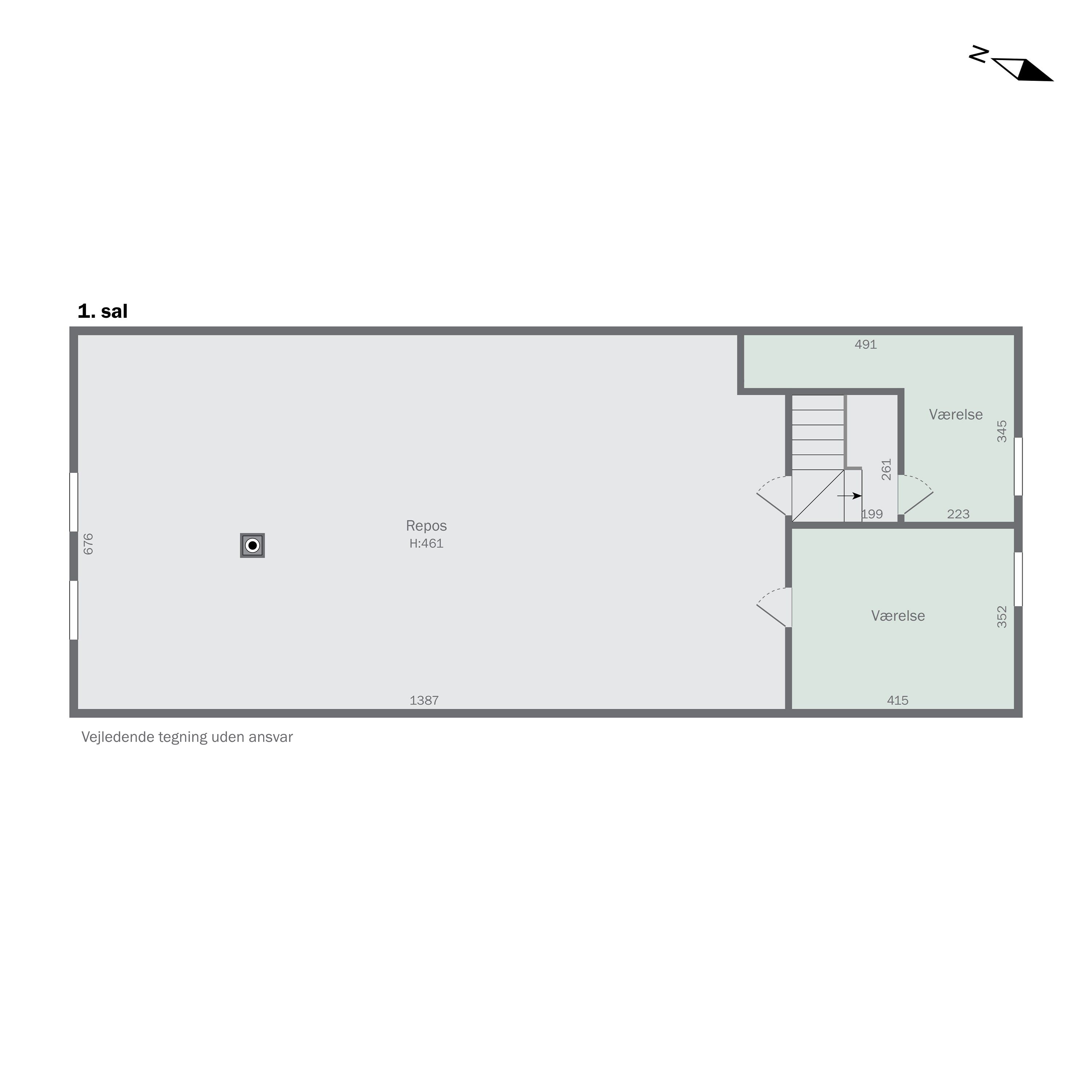 Plantegninger billede af Kragerupgårdsvej 23, Tjørnelunde, 4270 Høng