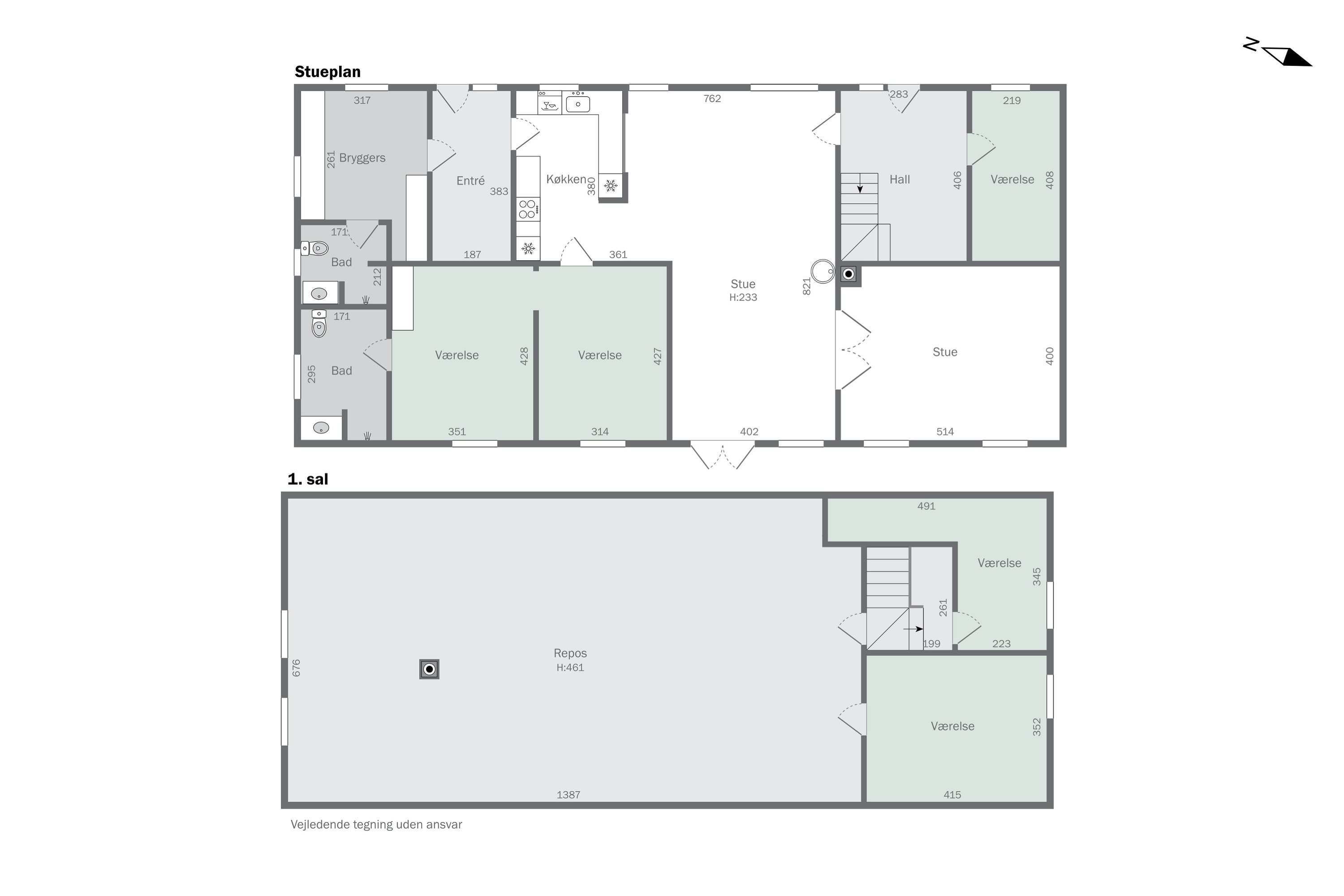 Plantegninger billede af Kragerupgårdsvej 23, Tjørnelunde, 4270 Høng