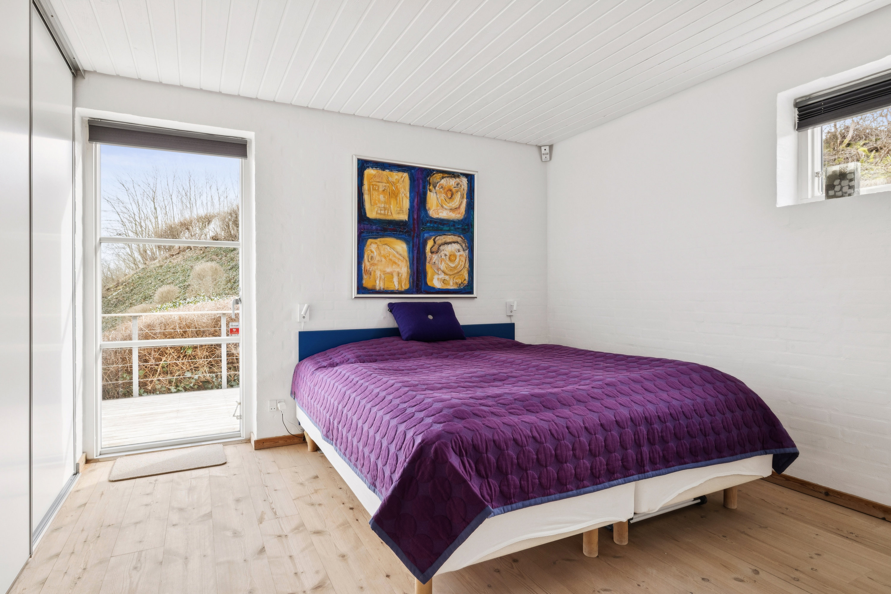 Fremhævet soveværelse billede i fuldskærmstilstand. Billede af Søfaldet 10, Stilling, 8660 Skanderborg