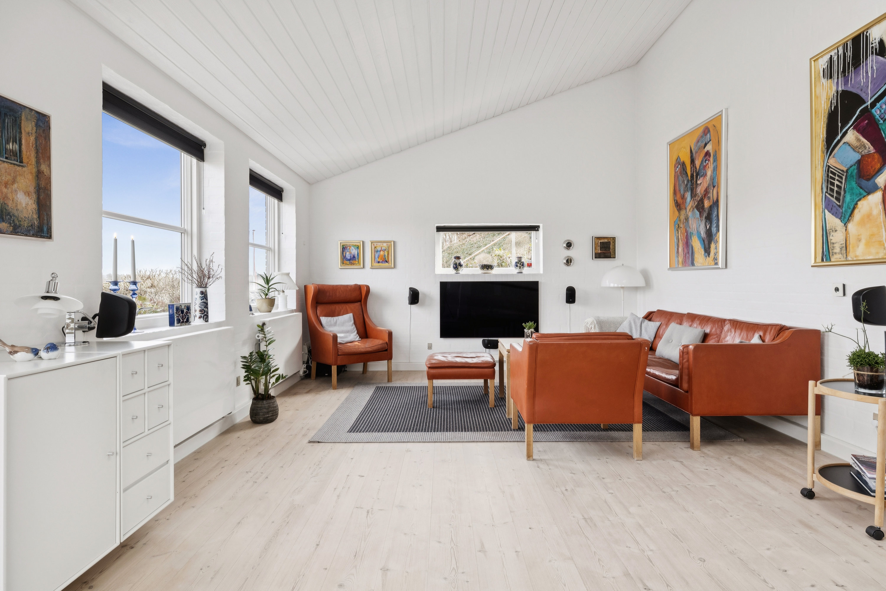 Fremhævet stue billede i fuldskærmstilstand. Billede af Søfaldet 10, Stilling, 8660 Skanderborg