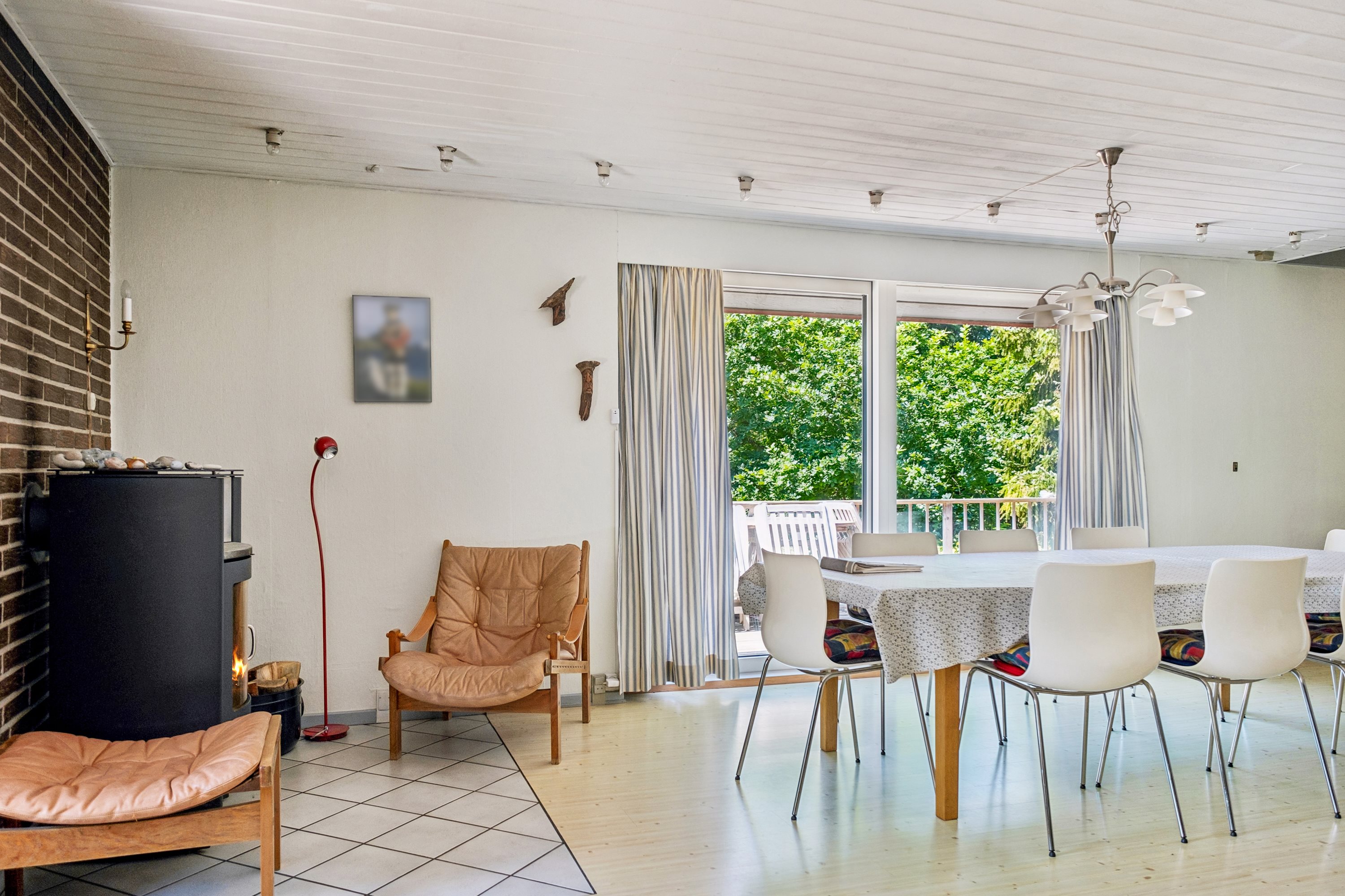 Fremhævet stue billede i fuldskærmstilstand. Billede af Panvej 22, Boeslum Strand, 8400 Ebeltoft