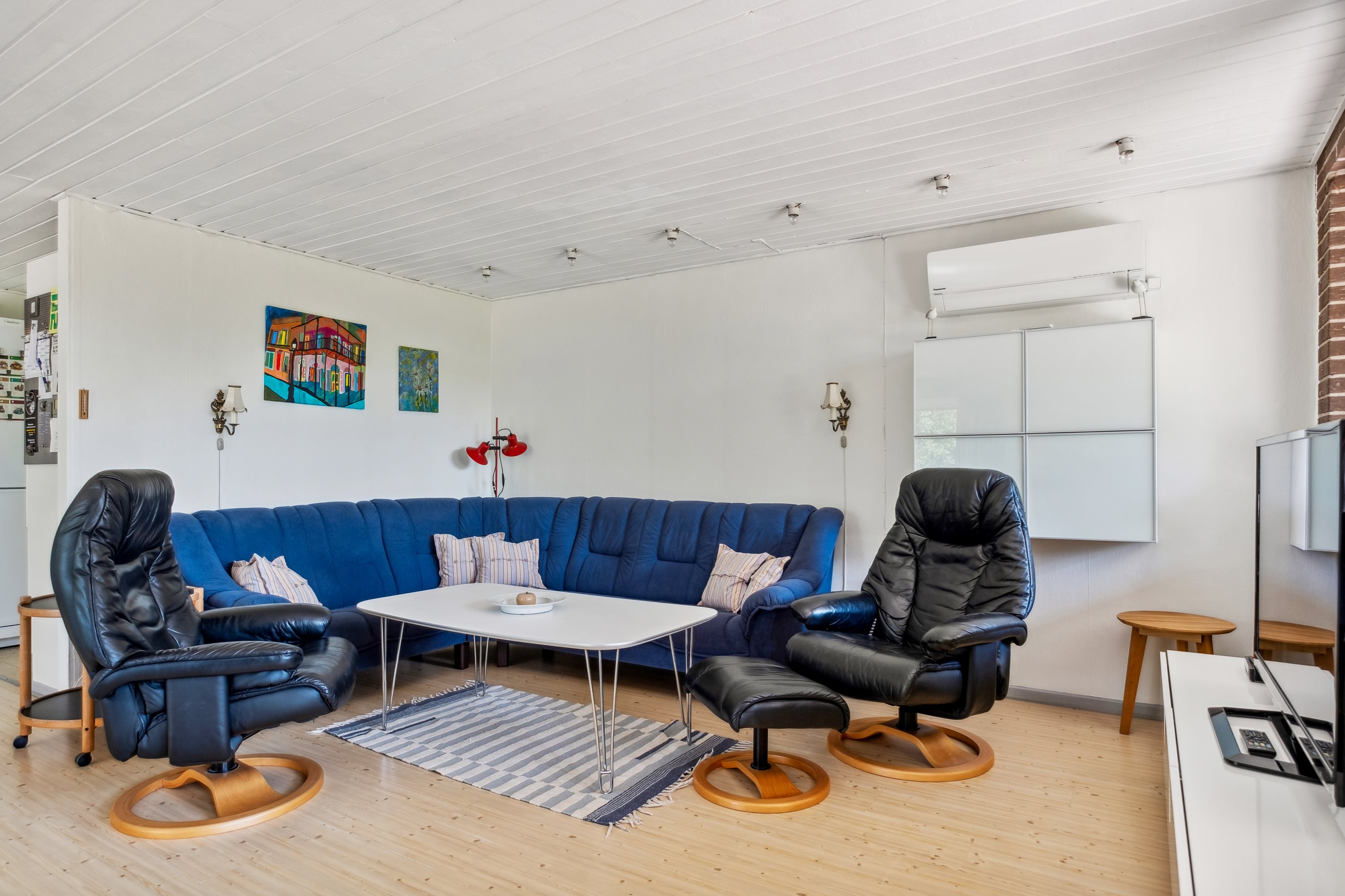 Fremhævet stue billede i fuldskærmstilstand. Billede af Panvej 22, Boeslum Strand, 8400 Ebeltoft