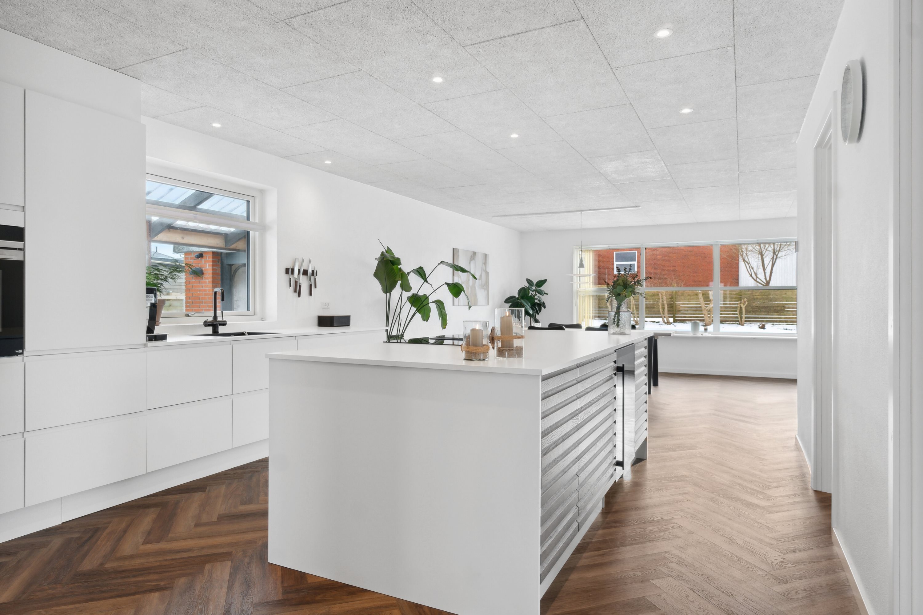 Fremhævet køkken billede i fuldskærmstilstand. Billede af Elmevænget 22, 7730 Hanstholm