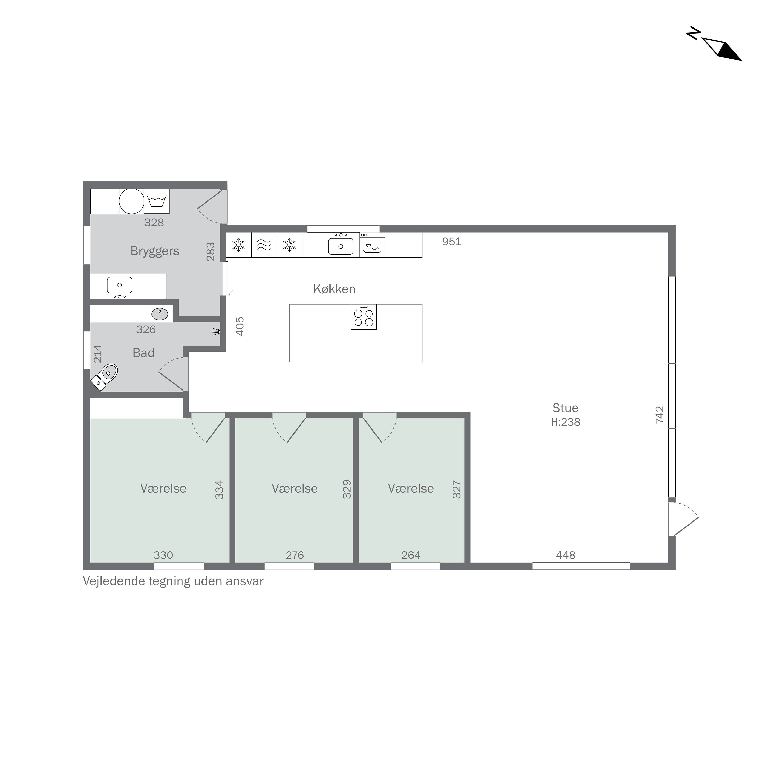 Plantegninger billede af Elmevænget 22, 7730 Hanstholm