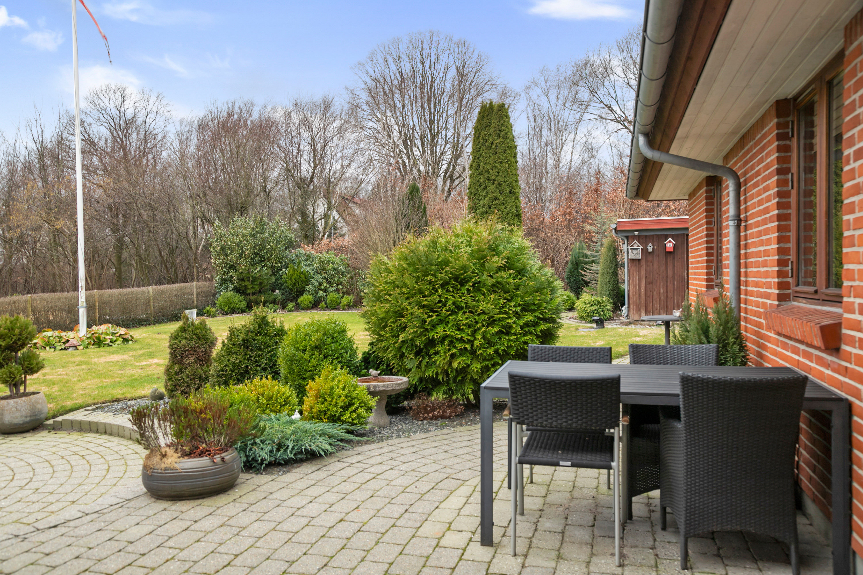 Fremhævet terrasse billede i fuldskærmstilstand. Billede af Højtoften 2, 9600 Aars