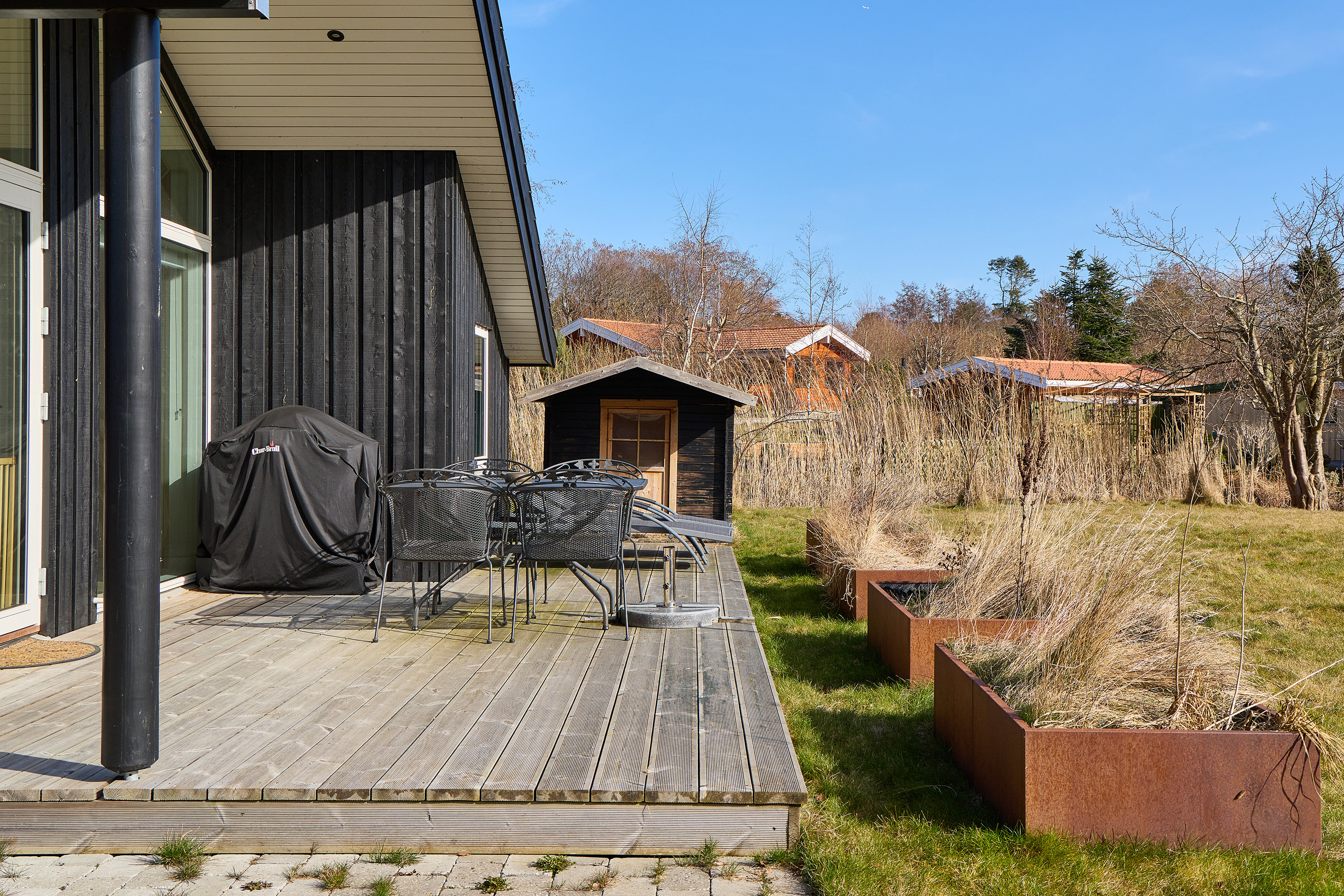 Fremhævet terrasse billede i fuldskærmstilstand. Billede af Sandkærvej 6, Kulhuse, 3630 Jægerspris