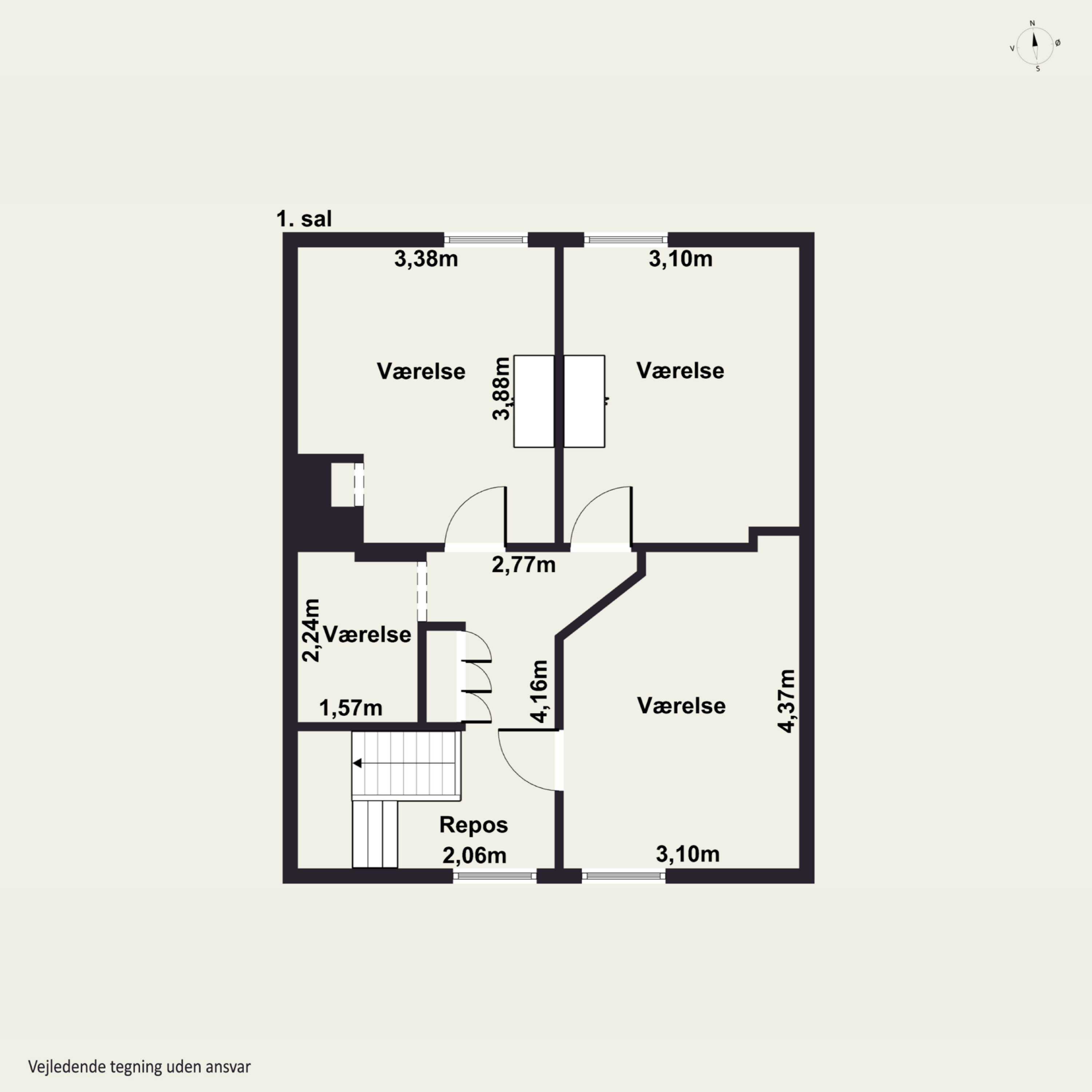 Plantegninger billede af Nørregade 5, 7430 Ikast