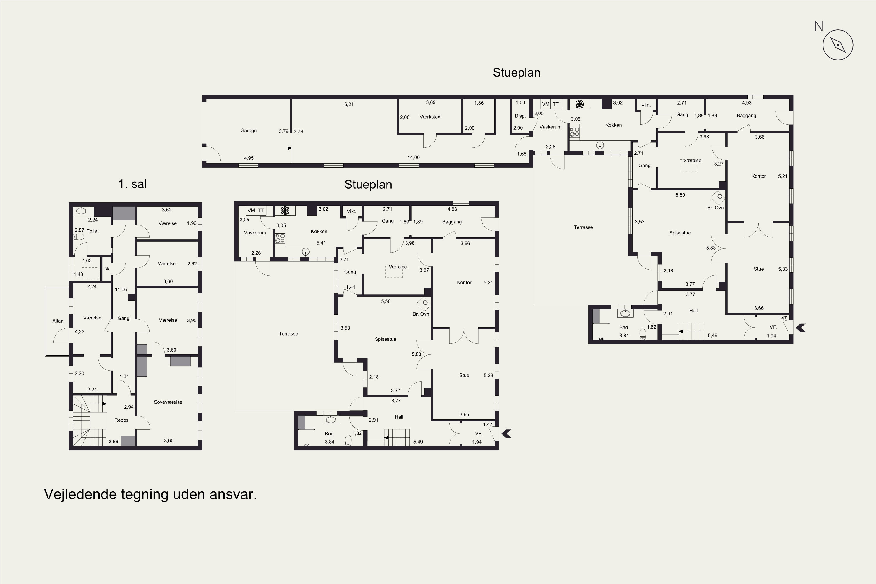 Plantegninger billede af Søndergade 16, 8740 Brædstrup