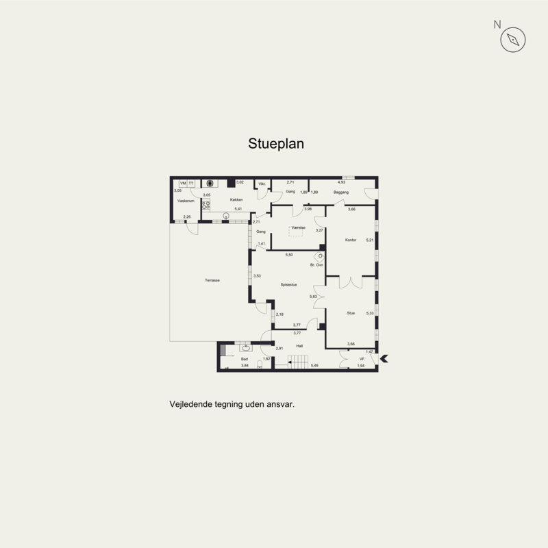 Plantegninger billede af Søndergade 16, 8740 Brædstrup