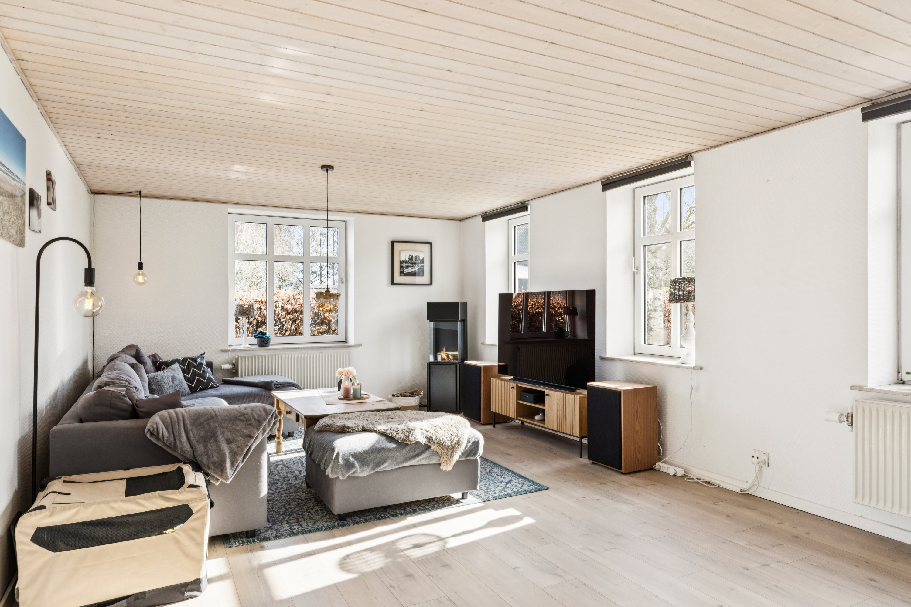 Fremhævet stue billede i fuldskærmstilstand. Billede af Roagervej 348, Roager, 6760 Ribe