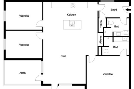 Fremhævet  billede i fuldskærmstilstand. Billede af Hovedgaden 39, st.. 2., 7190 Billund