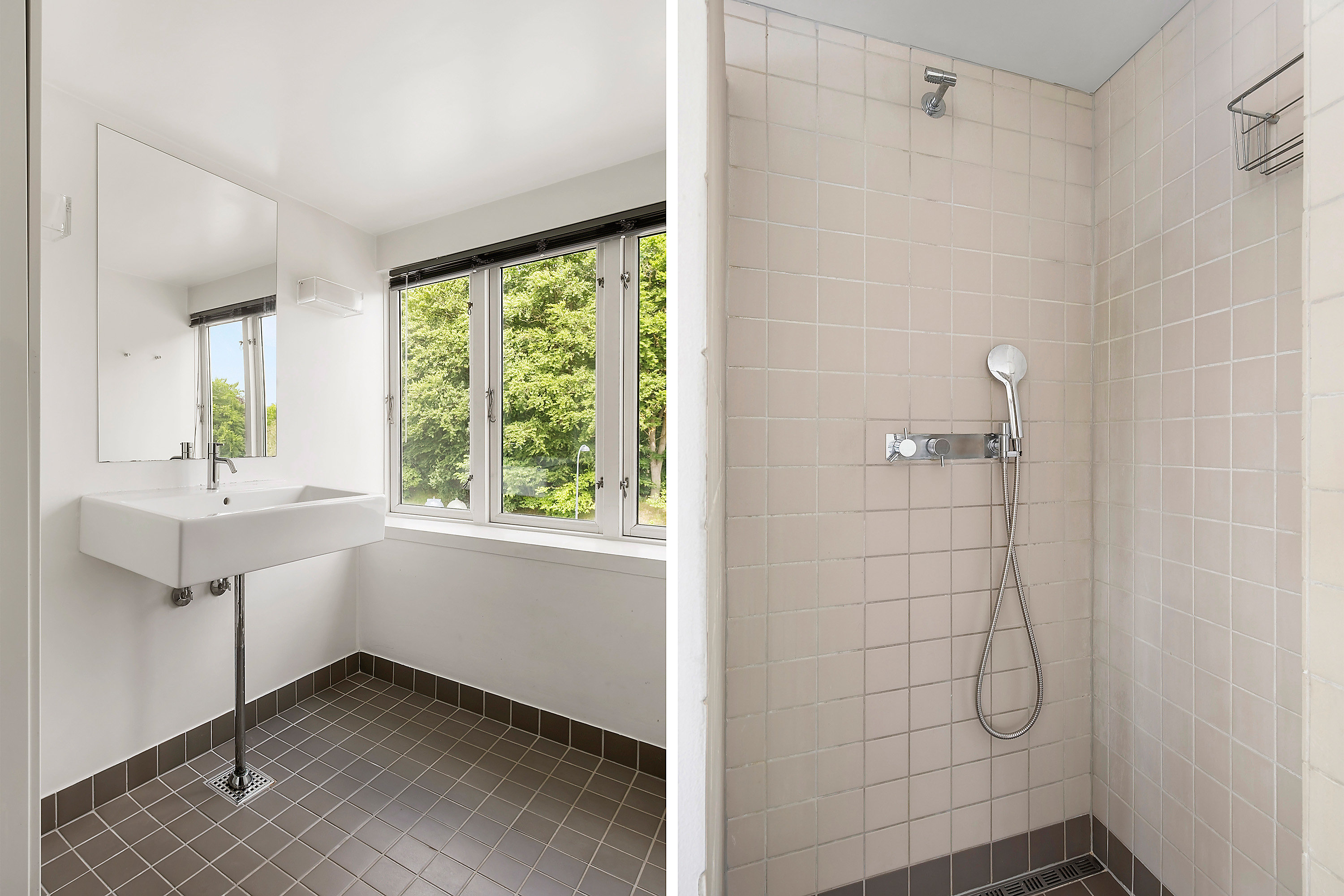 Fremhævet badeværelse billede i fuldskærmstilstand. Billede af Kongevejen 457, 1., 2840 Holte