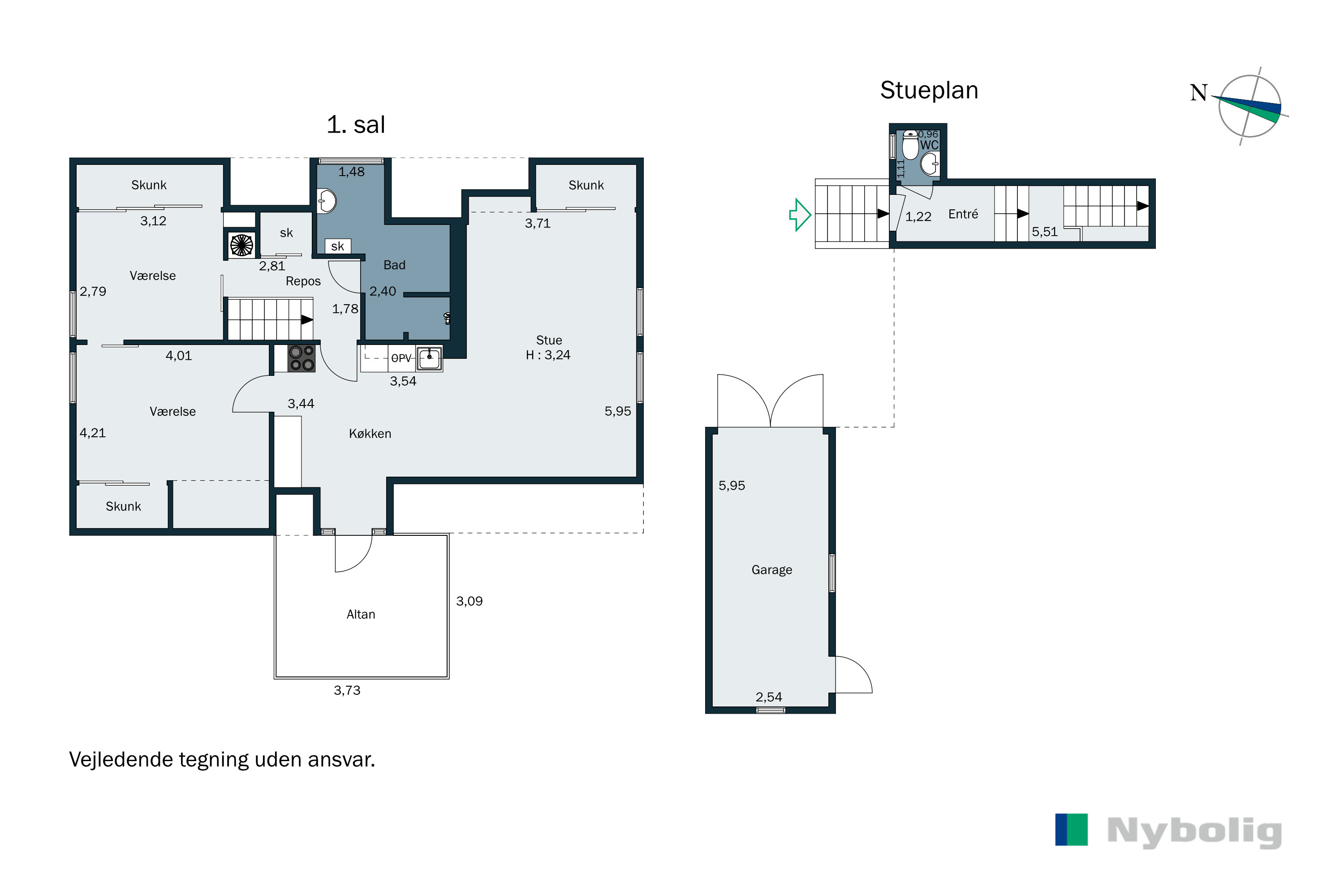 Plantegninger billede af Kongevejen 457, 1., 2840 Holte
