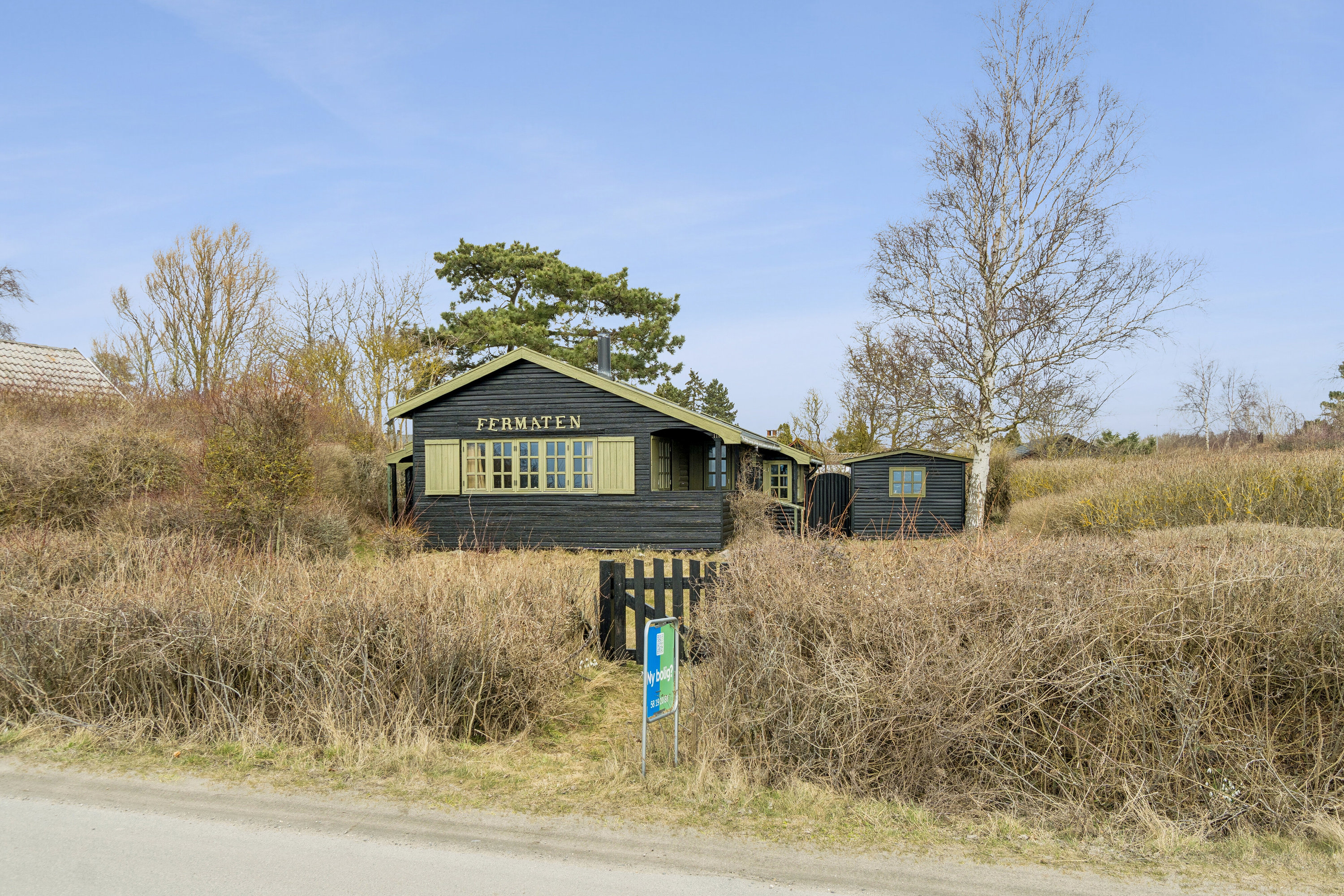 Fremhævet set fra haven billede i fuldskærmstilstand. Billede af Gammel Strandvej 115, Bisserup, 4243 Rude