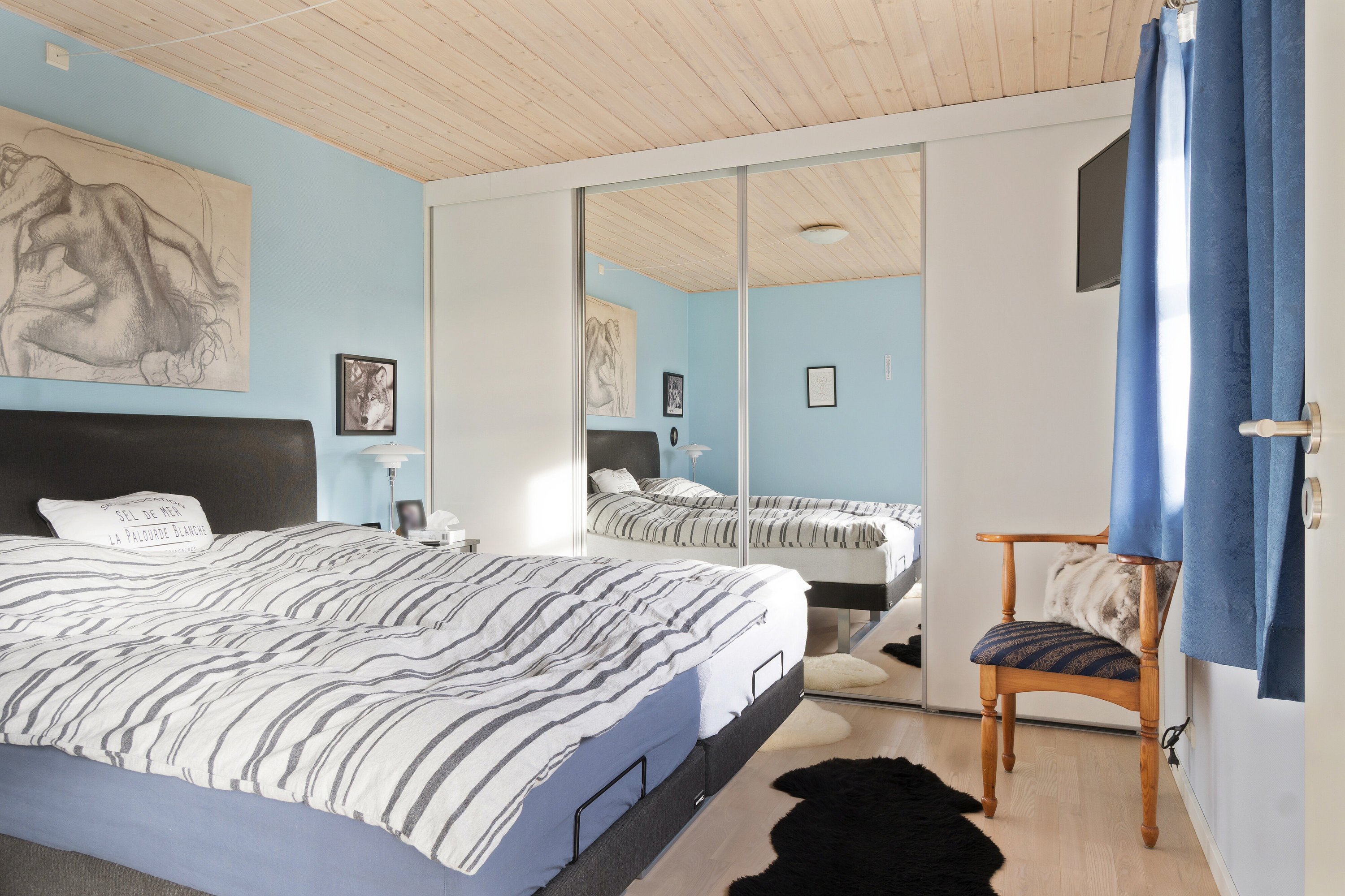 Fremhævet soveværelse billede i fuldskærmstilstand. Billede af Brinken 121, Mogenstrup, 4700 Næstved