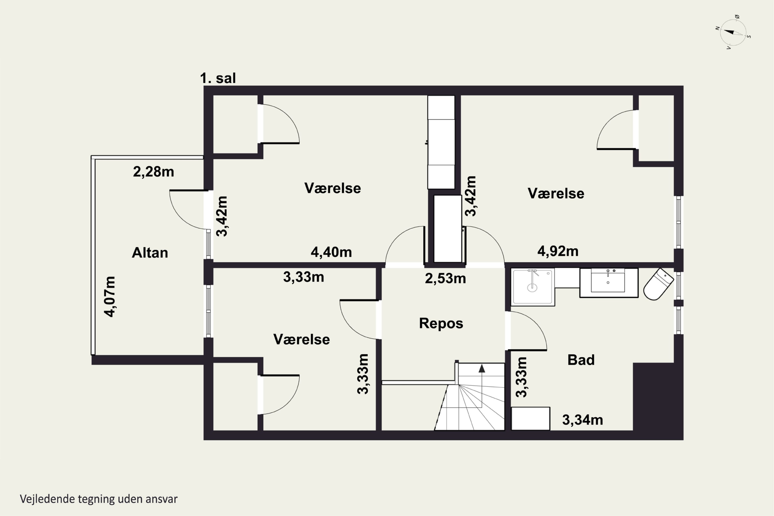 Plantegninger billede af Bakkevænget 10, Kirke Sonnerup, 4060 Kirke Såby