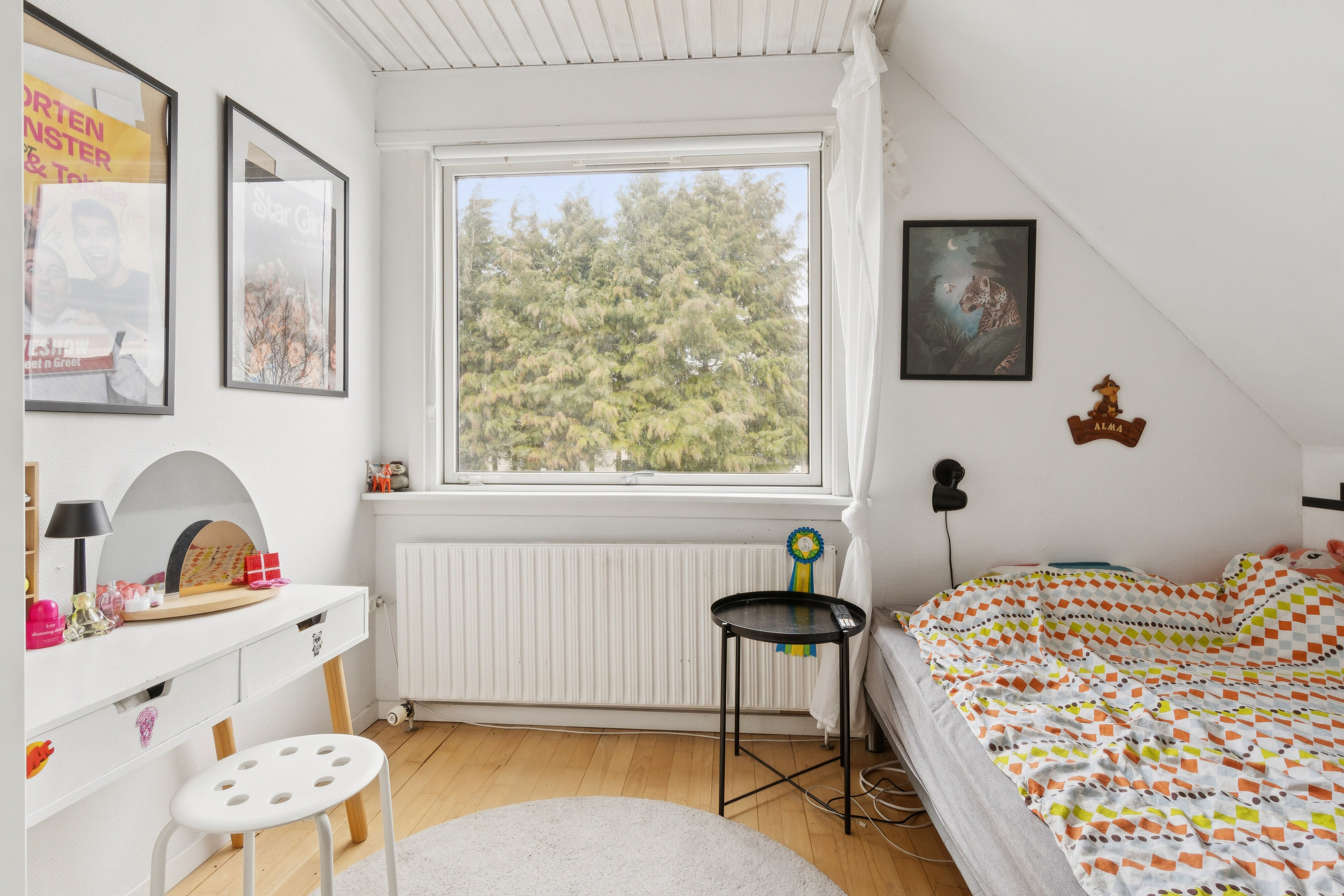 Fremhævet soveværelse billede i fuldskærmstilstand. Billede af Højdevej 9, 4070 Kirke Hyllinge