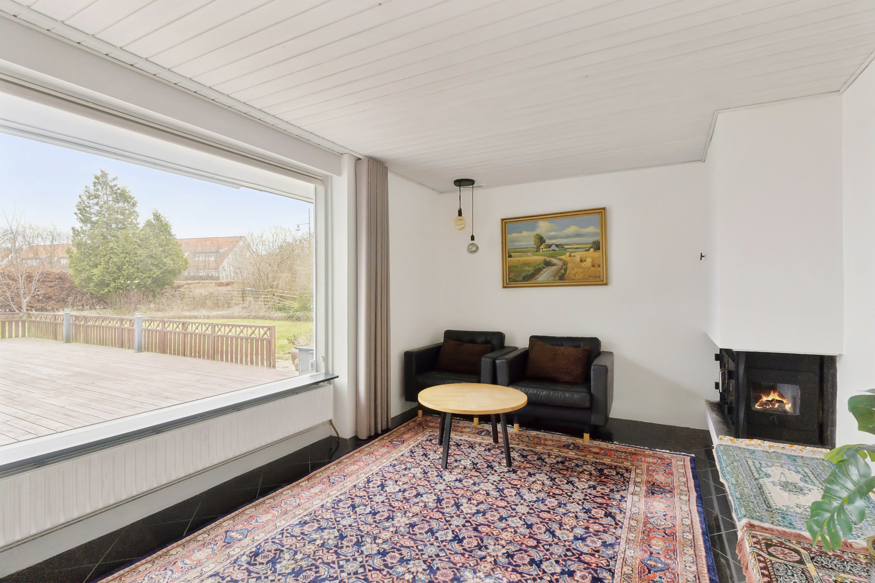 Fremhævet stue billede i fuldskærmstilstand. Billede af Ejbydalsvej 1, 2600 Glostrup