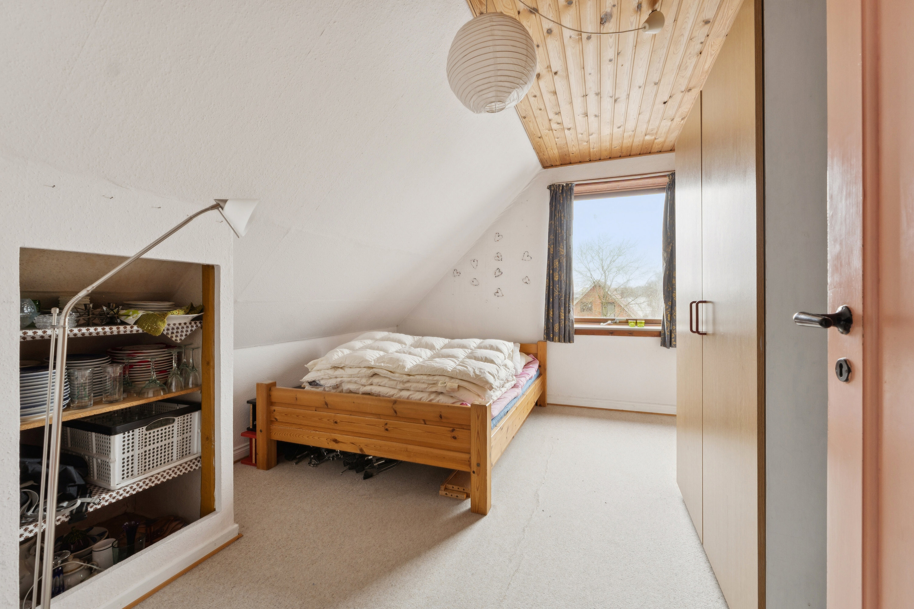 Fremhævet soveværelse billede i fuldskærmstilstand. Billede af Nørregade 5, 7430 Ikast